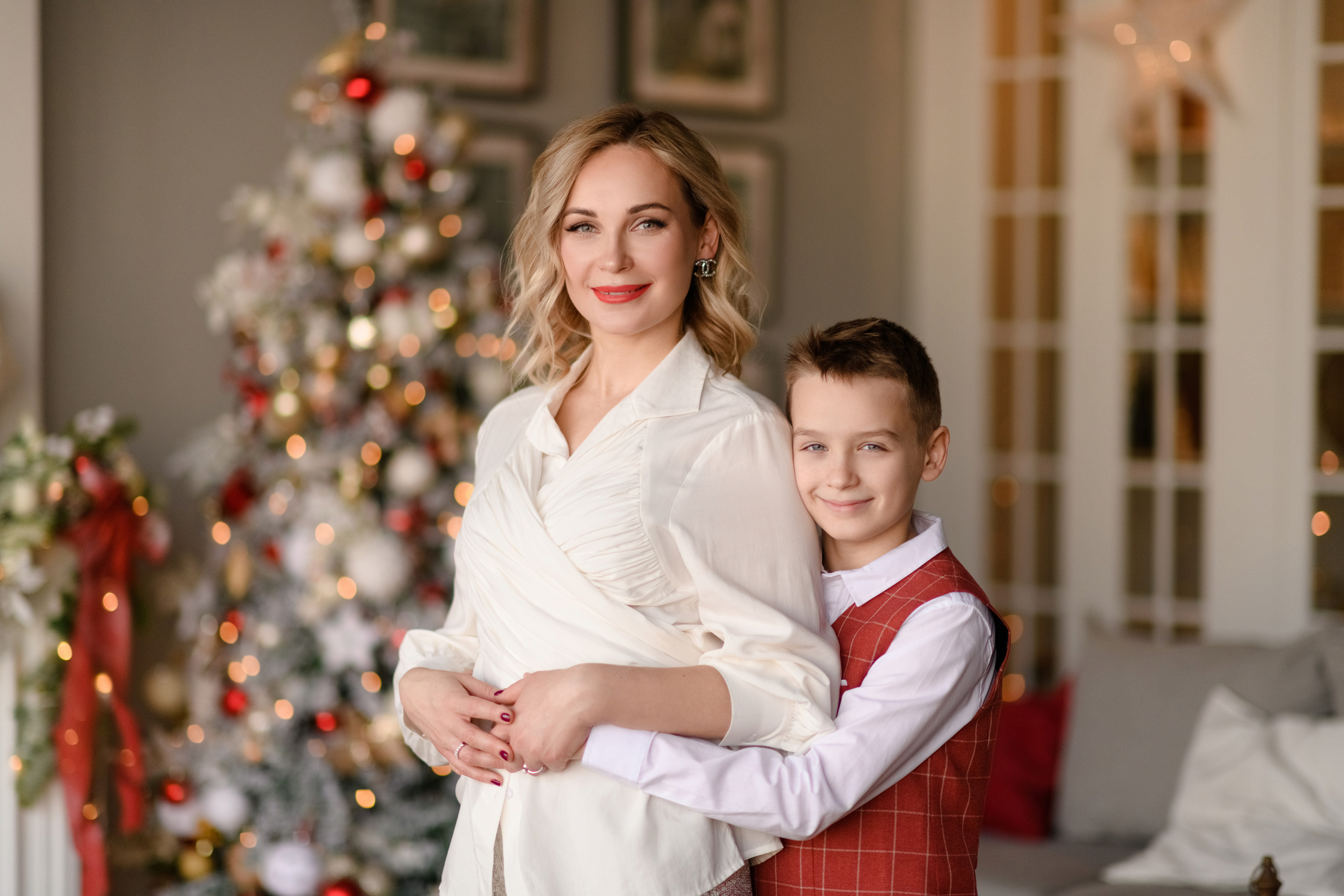 Новогодняя семейная фотоистория Елены и Антона. Свадебный и семейный фотограф в Санкт-Петербурге Олеся Еремеева