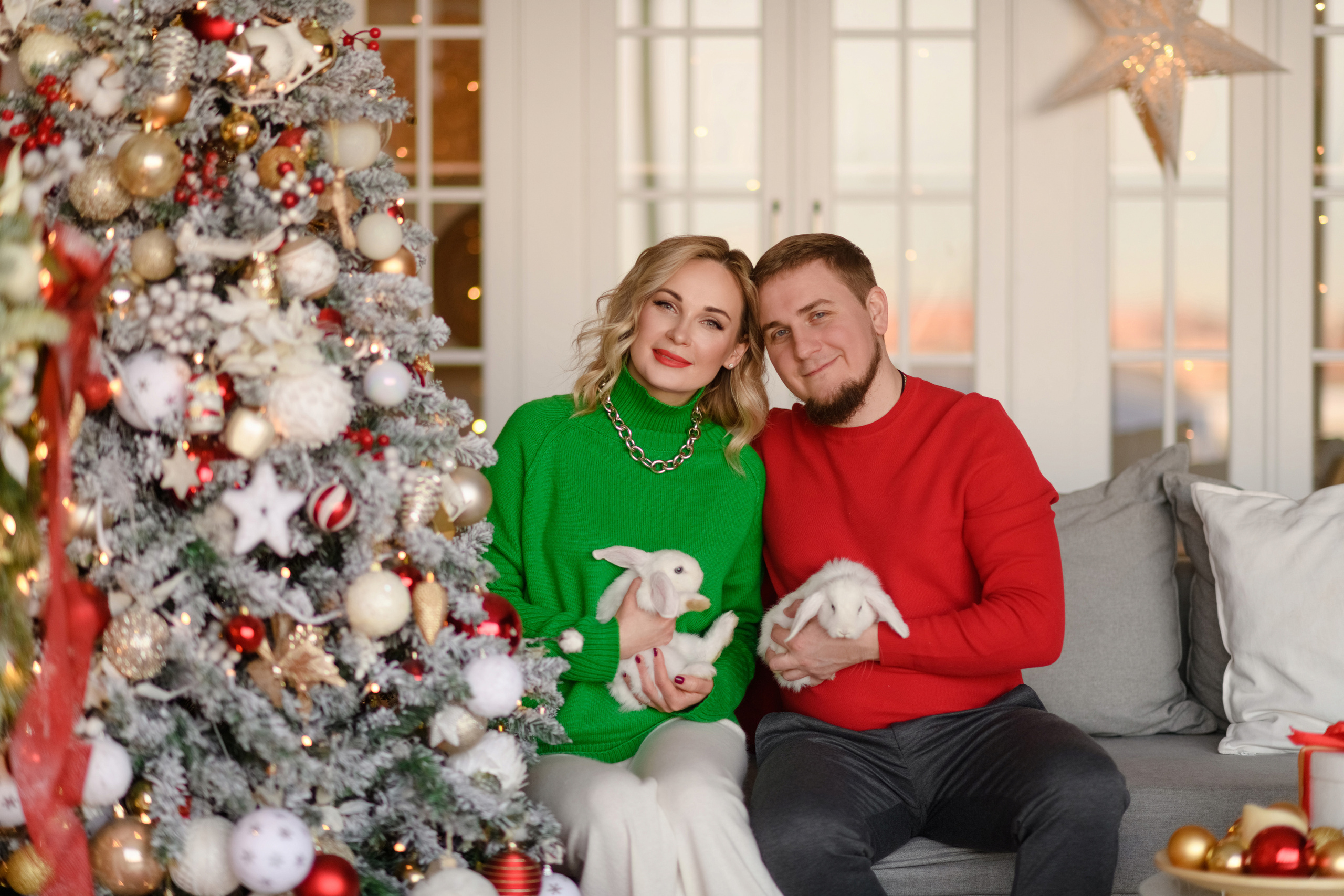 Новогодняя семейная фотоистория Елены и Антона. Свадебный и семейный фотограф в Санкт-Петербурге Олеся Еремеева