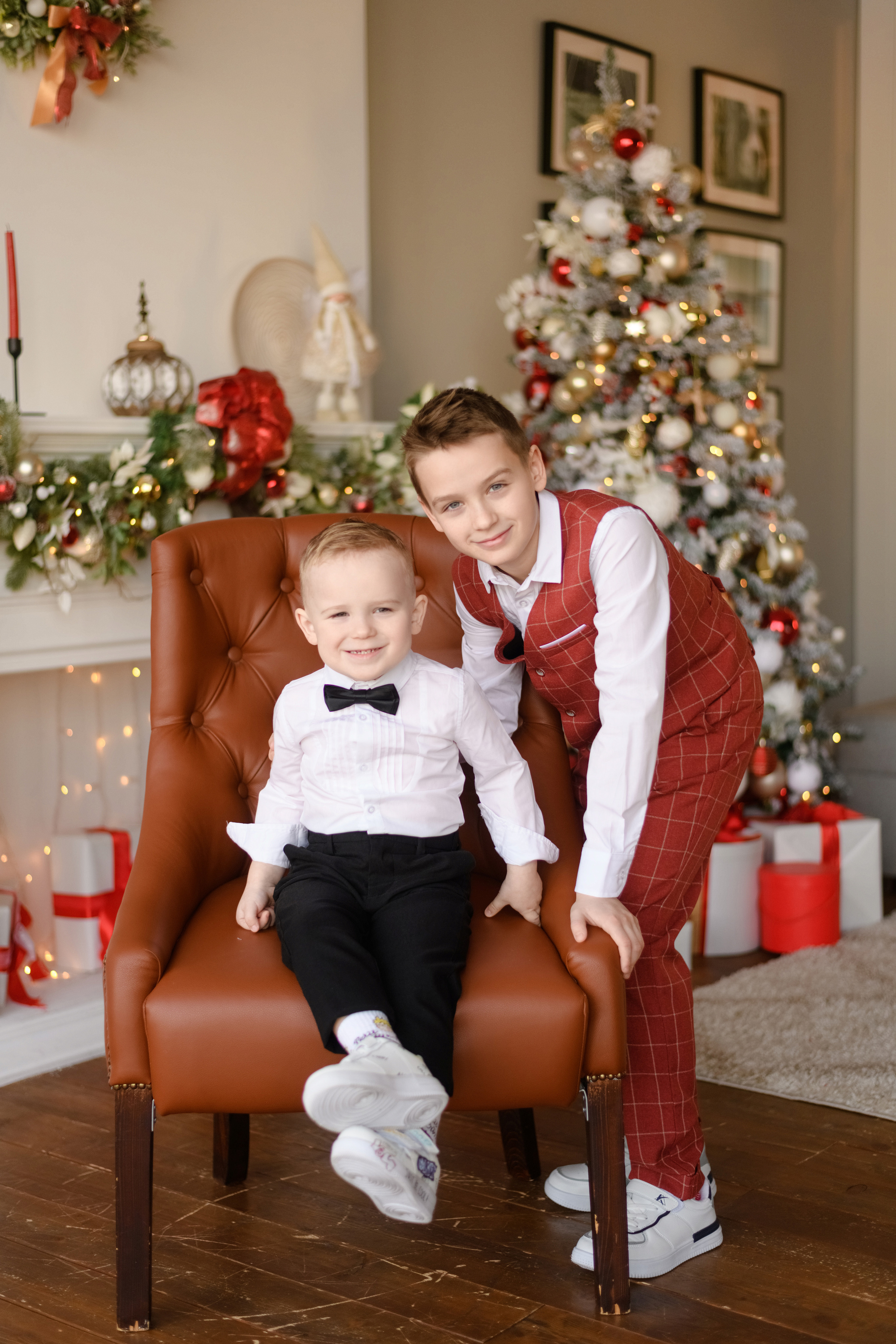 Новогодняя семейная фотоистория Елены и Антона. Свадебный и семейный фотограф в Санкт-Петербурге Олеся Еремеева