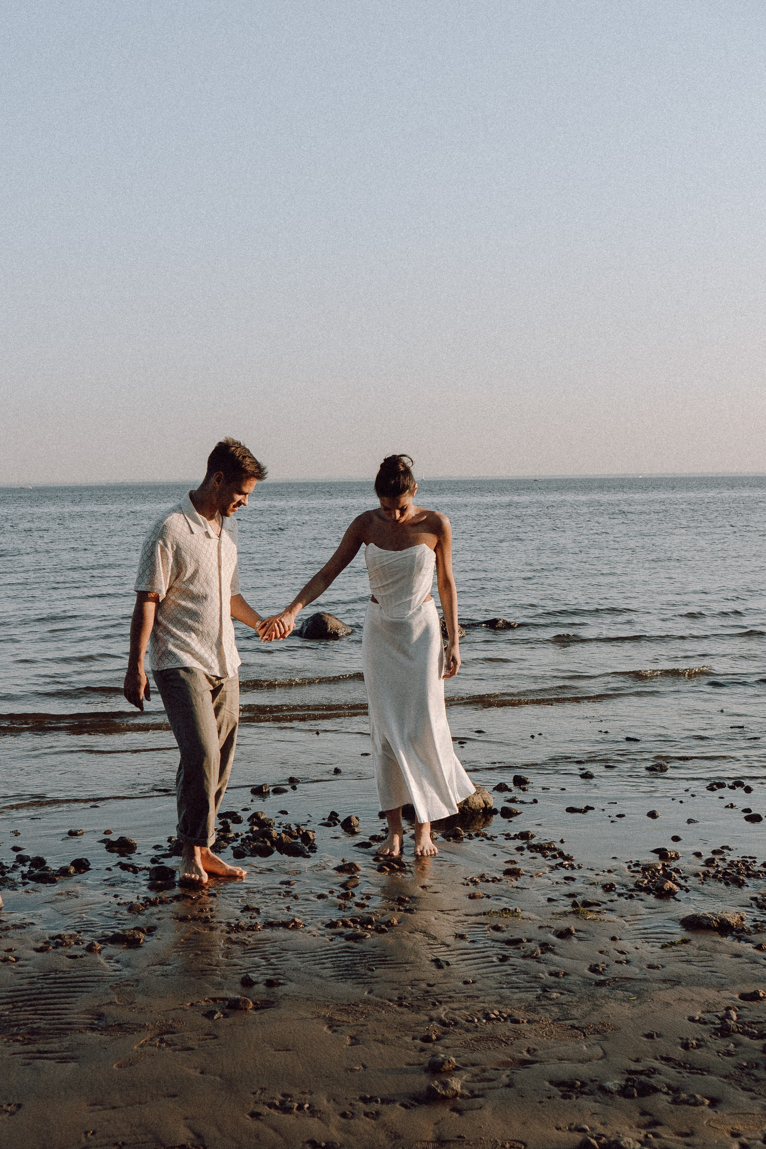 СВАДЕБНАЯ ФОТОСЕССИЯ ВЫЕЗДНОЙ ЦЕРЕМОНИИ (ФИНСКИЙ ЗАЛИВ). Профессиональный фотограф, Санкт-Петербург — Виктория Богомолова