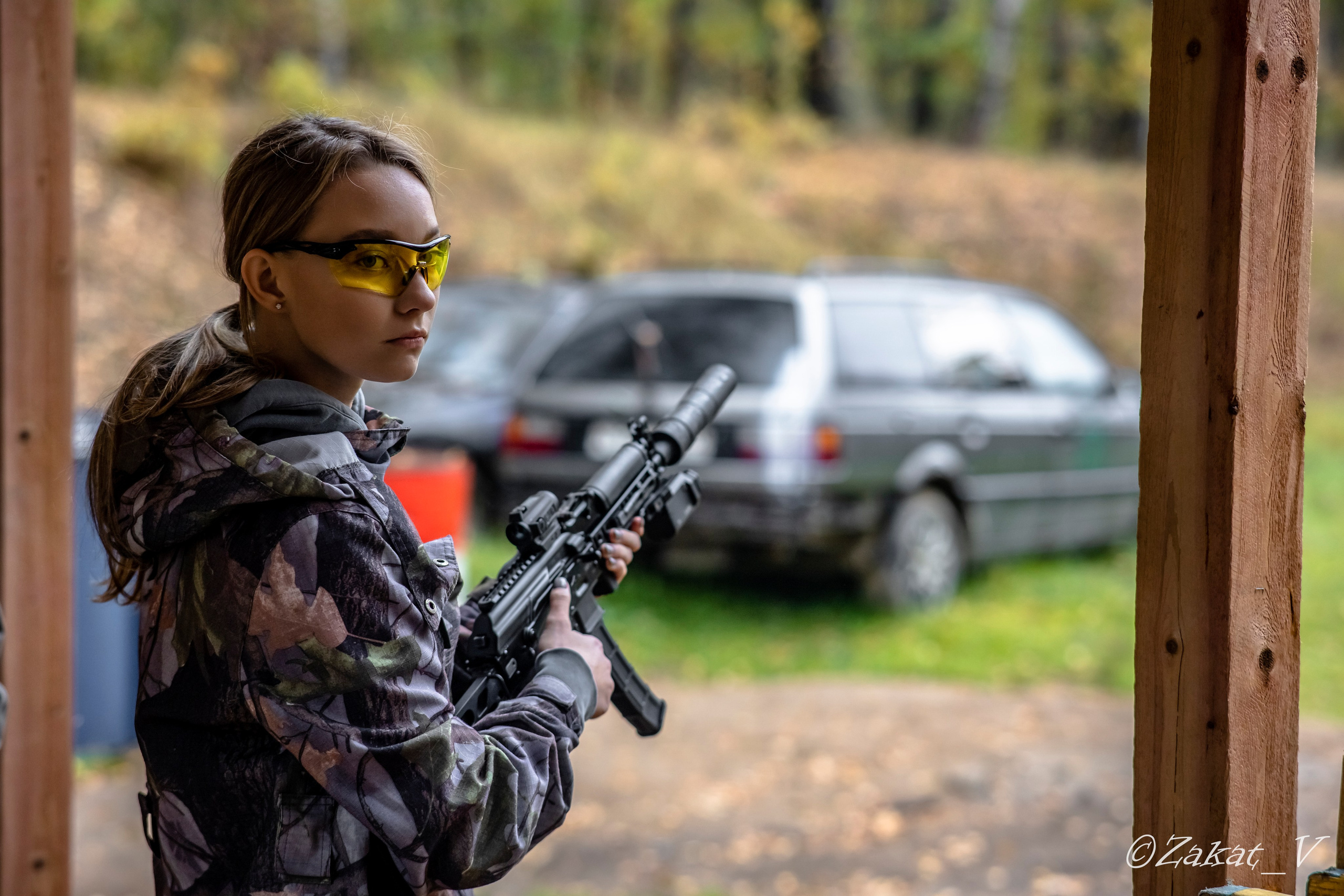 Фото с Открытого турнира по стрельбе из карабина «В деле только девочки», от HOT GUNS. Репортажный фотограф, Москва, Закат
