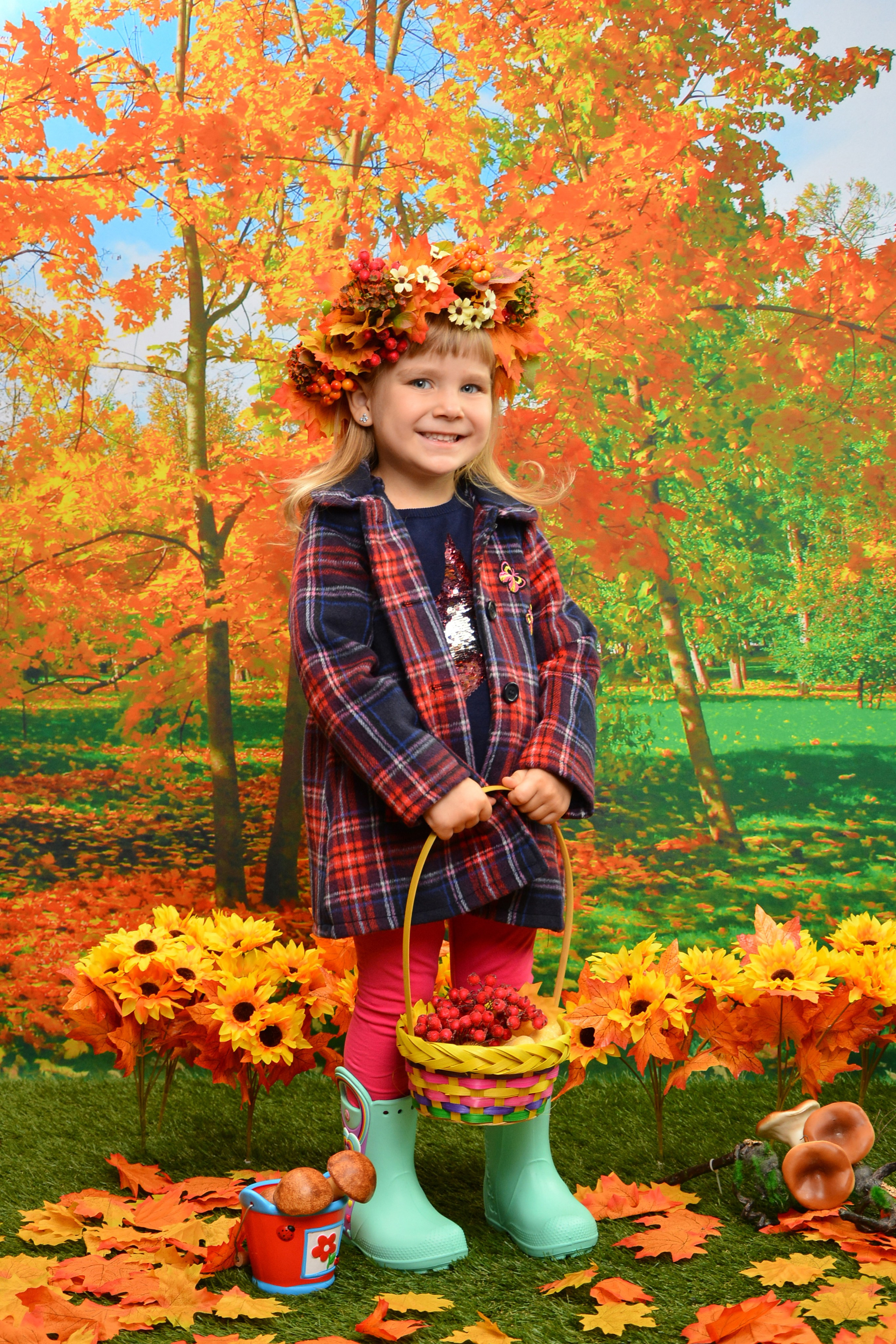 Яркая Осень. Студия детской фотографии «СОЛНЫШКО»