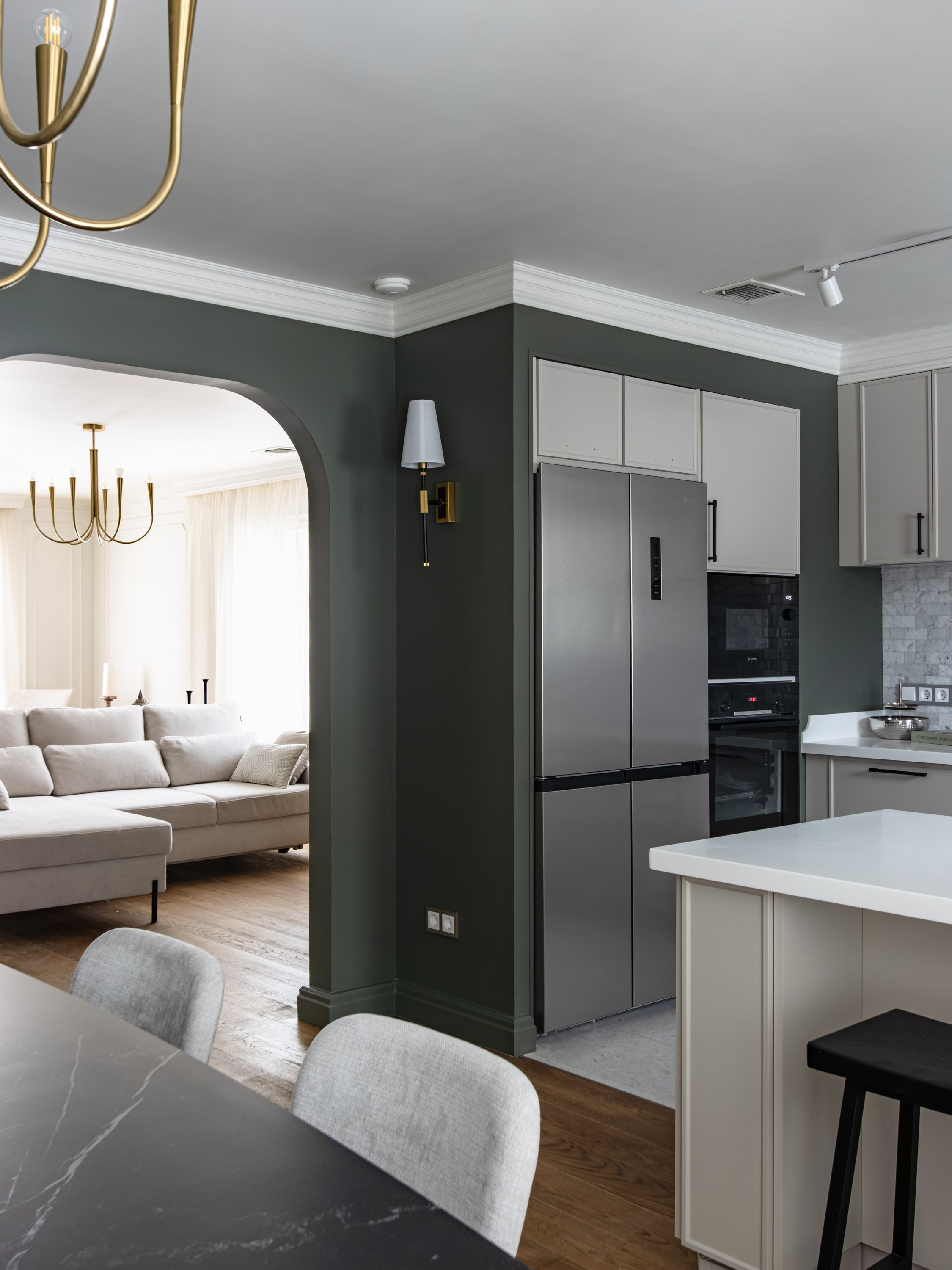 Таунхауз дизайнера Олеси Тищенко, 2026. Интерьерный фотограф в Санкт-Петербурге