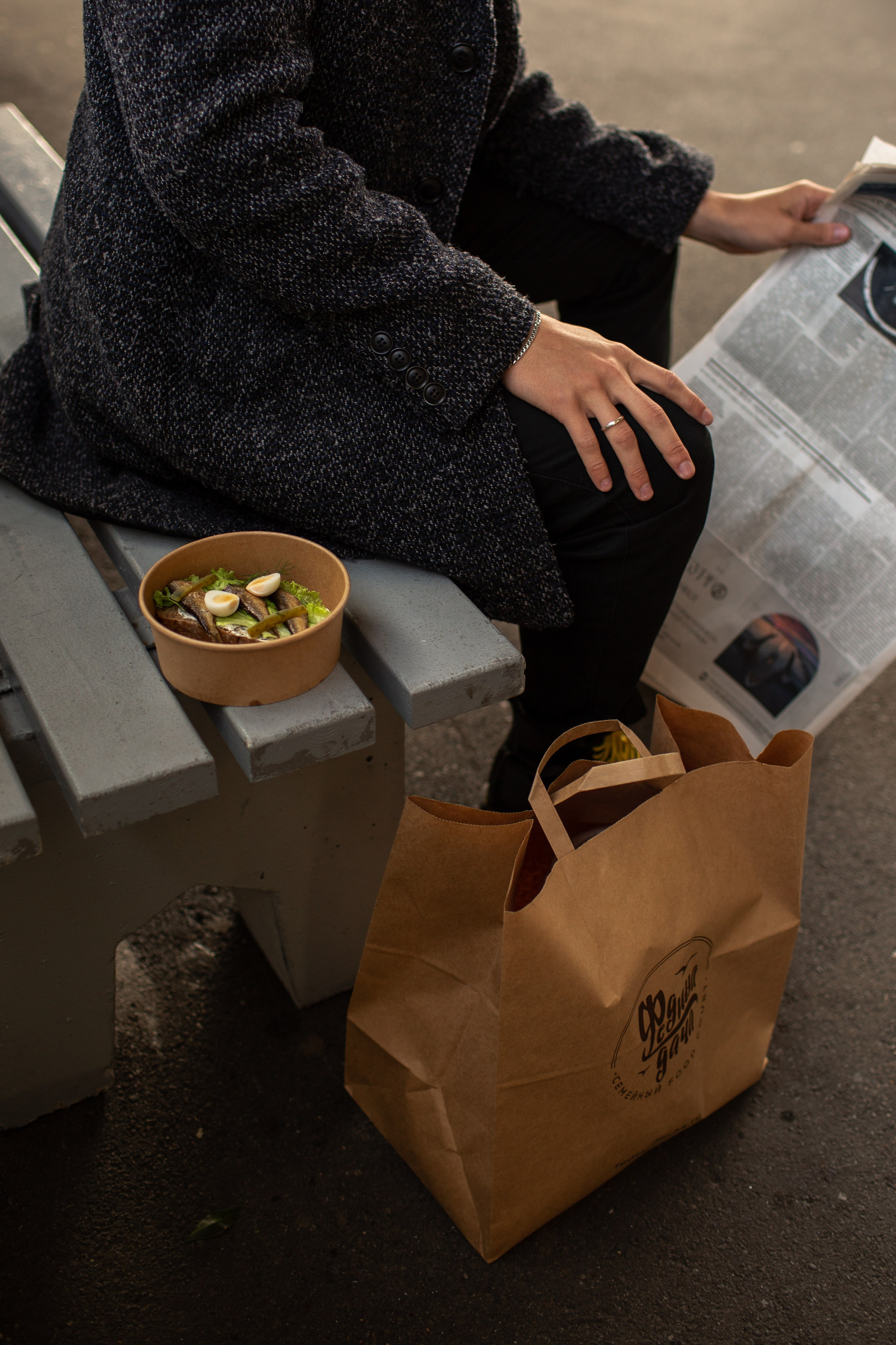 Рекламная съёмка для корнера «Федина дача». Вокзал. Свадебный фотограф Кирилл Белый