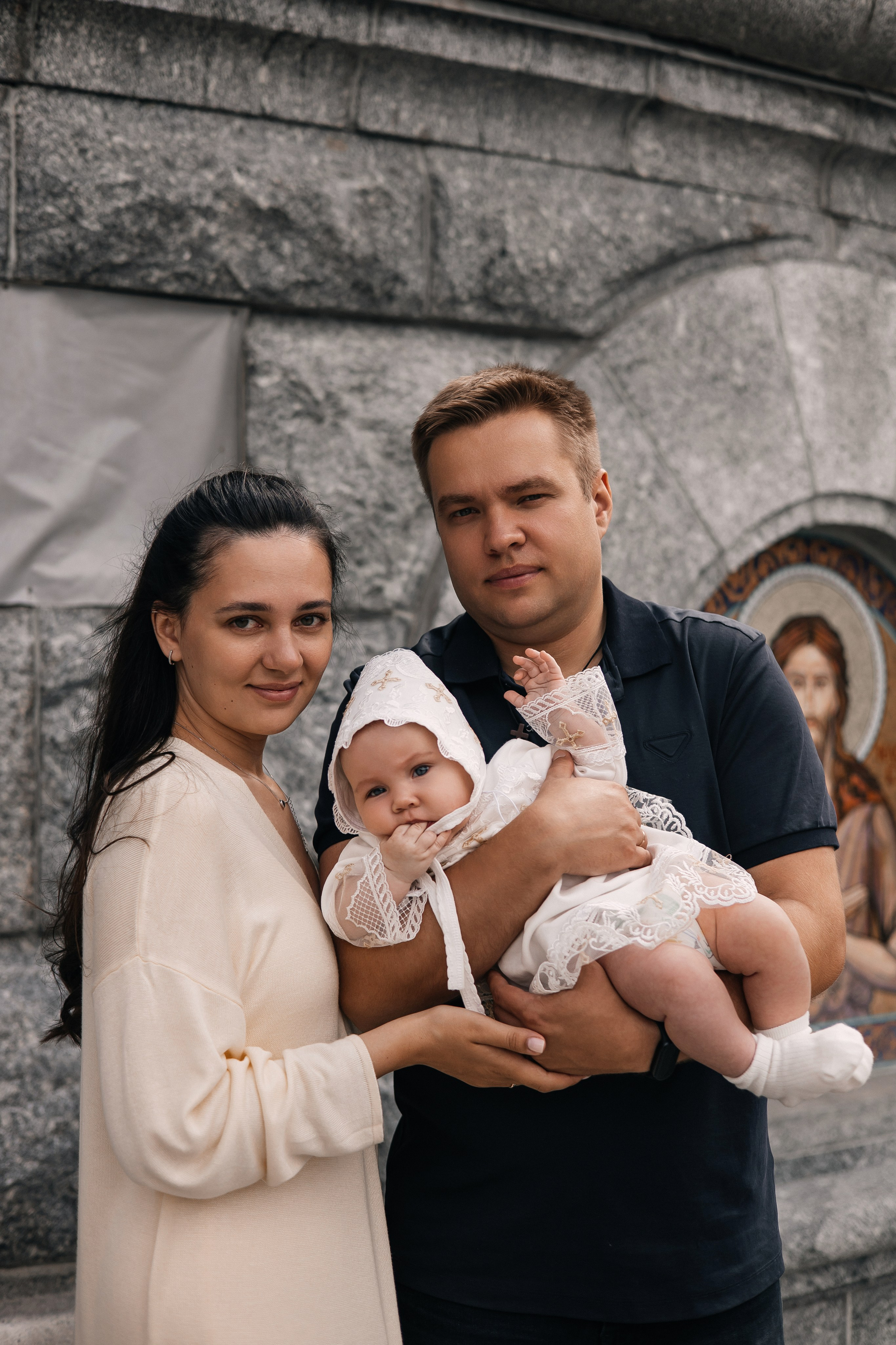 Крещение Анны. Семейный фотограф в Москве Алина Киблина