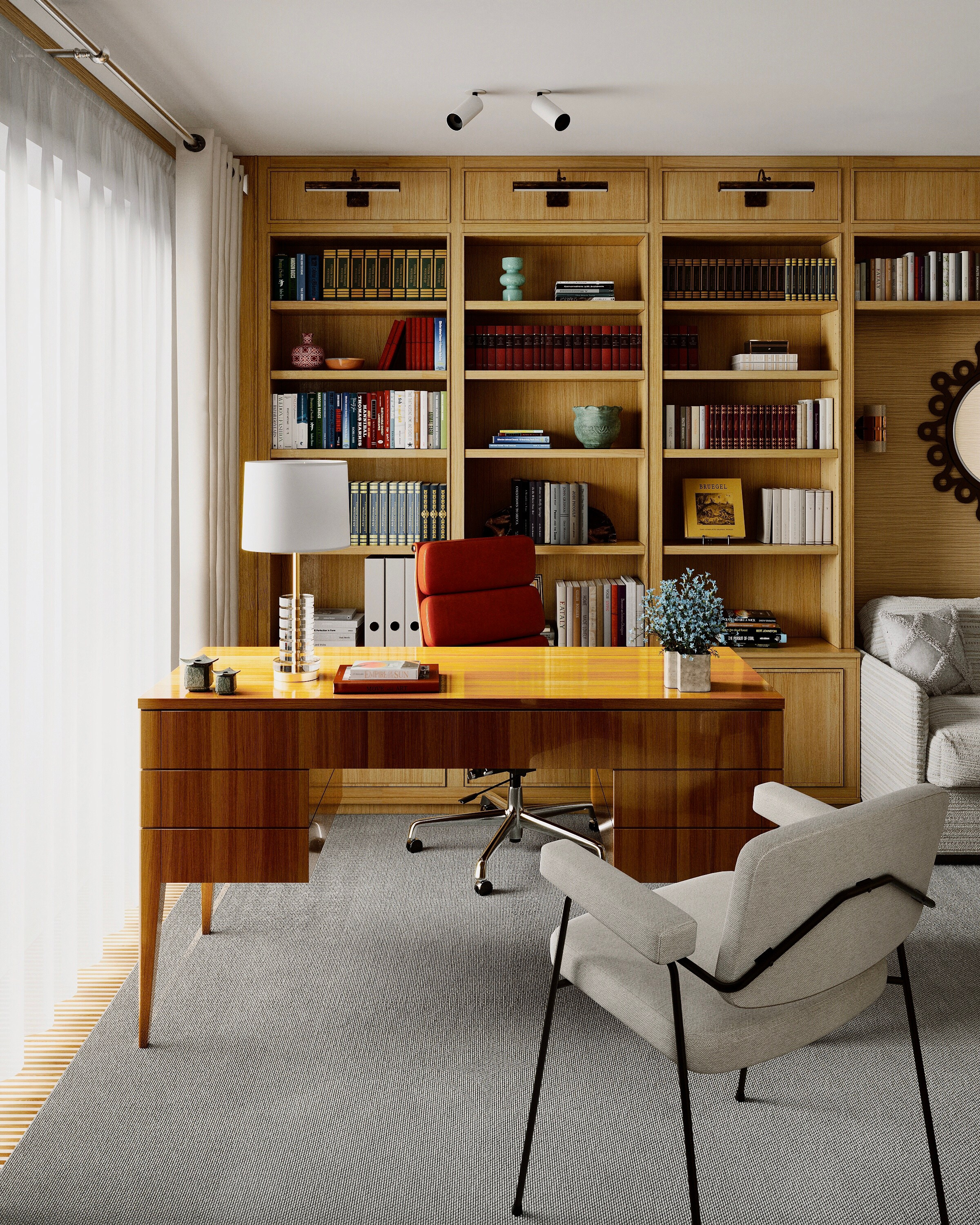 Визуализация по референсу проекта Сергея Огурцова. 3D визуализация дизайна интерьера. 3D interior design visualizer