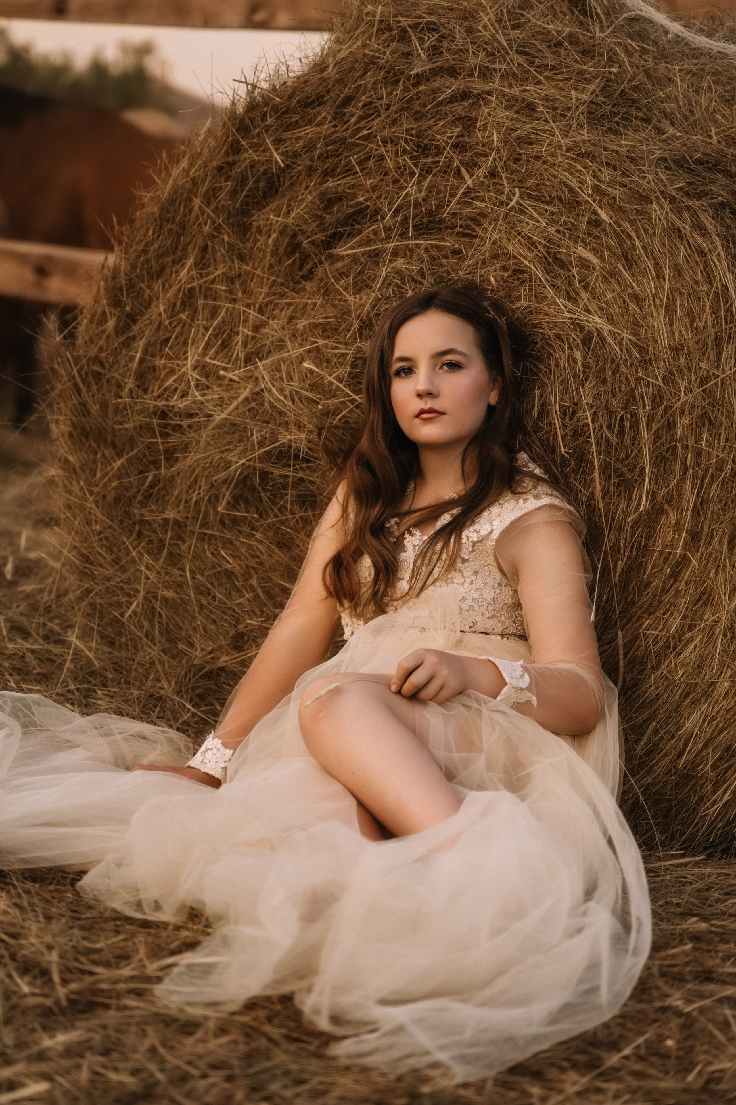 Евгения. Фотосессия с лошадьми. Семейный фотограф в Белгороде Амелина Алина