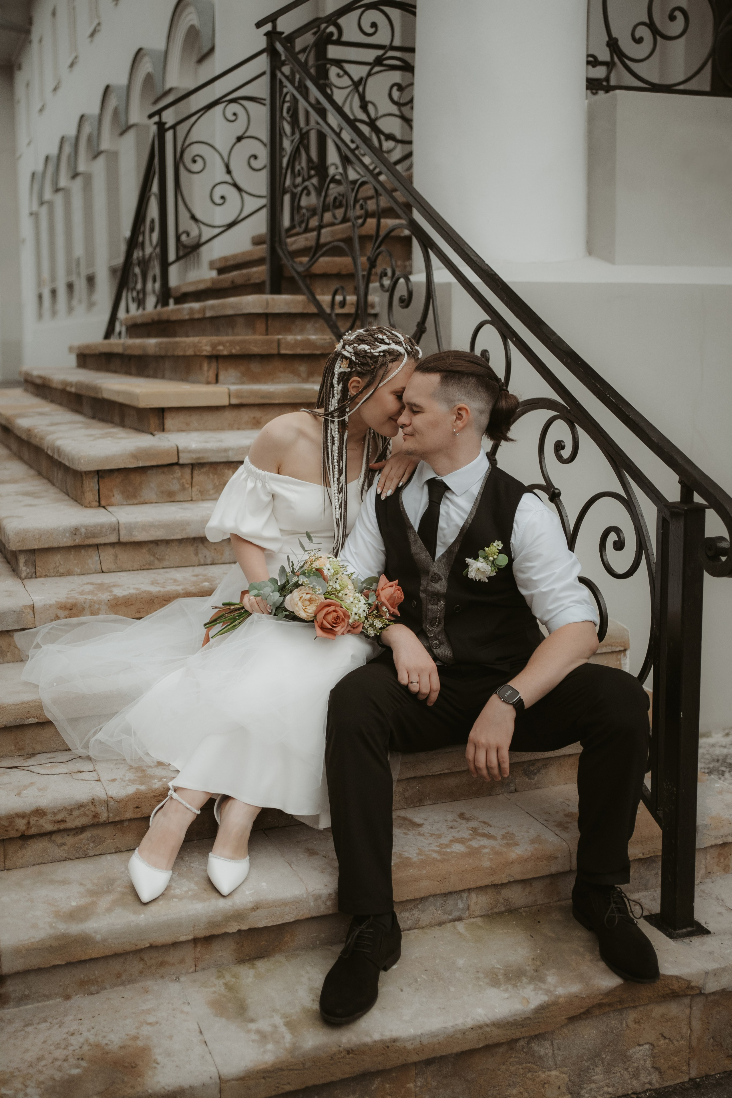 Женя и Рита, свадебная прогулка по Казани. Портретный фотограф в Казани, Красной Поляне и Сочи Анна Кузнецова