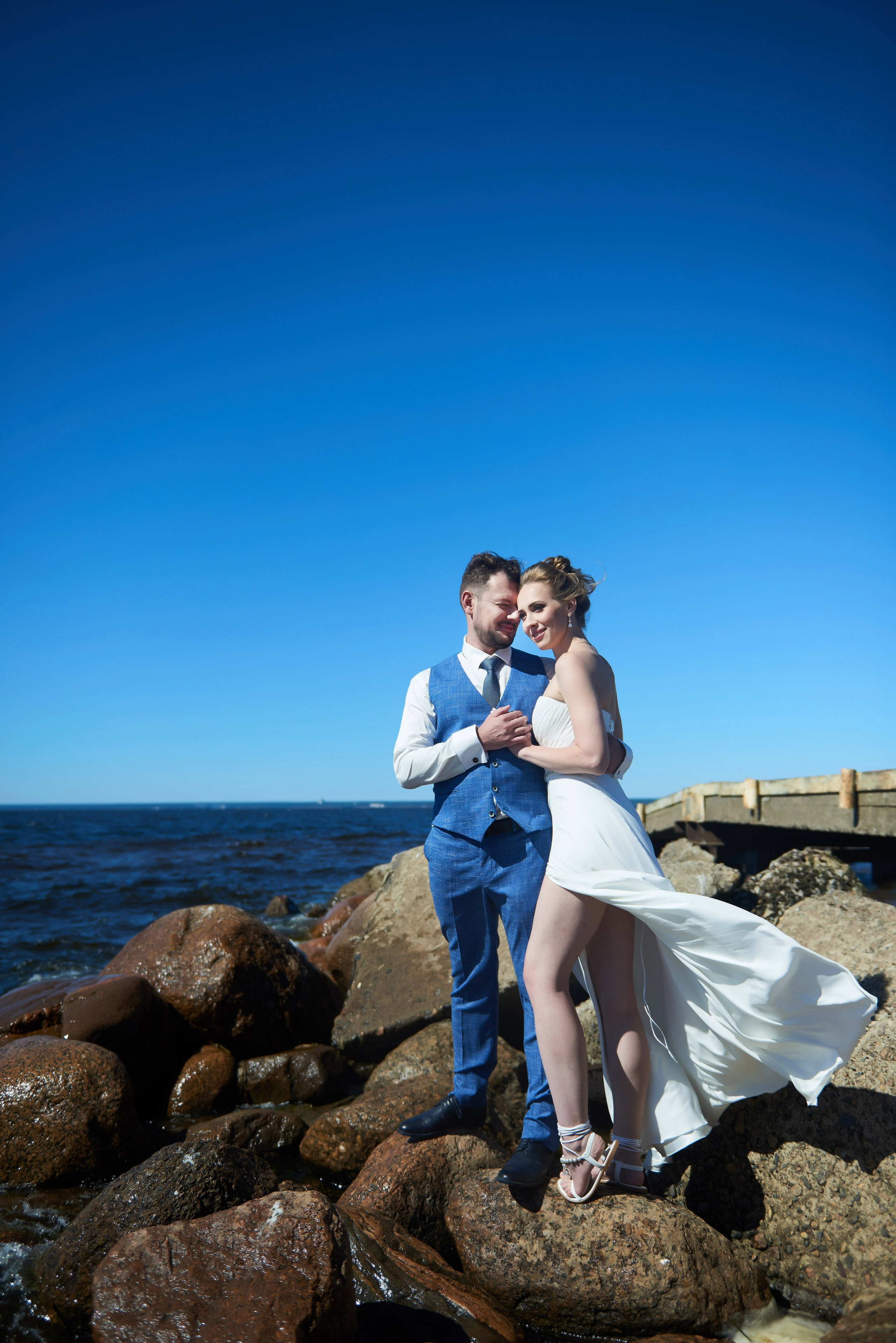 Александра и Вячеслав (фотосессия на берегу Финского залива в парке Дубки в Сестрорецке). Портретный, семейный и свадебный фотограф в Санкт-Петербурге и в Пушкине Ширяев Денис