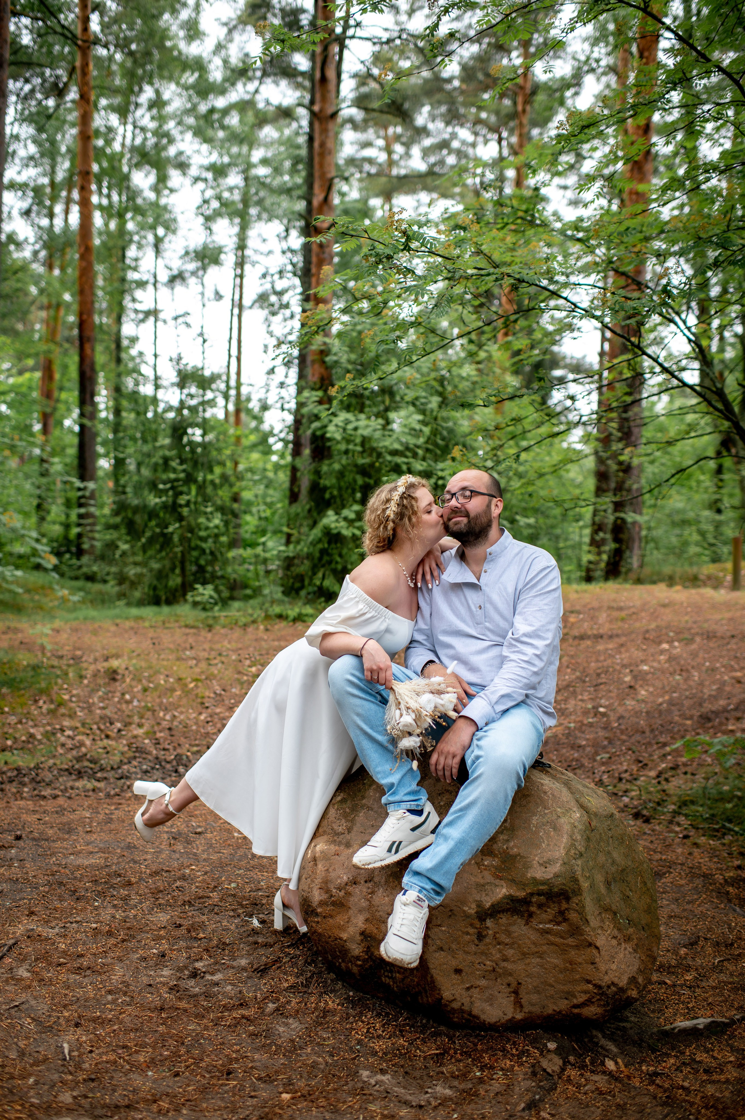 Станислав и Анастасия (нестандартная свадебная фотосессия в лесу и на Финском заливе). Портретный, семейный и свадебный фотограф в Санкт-Петербурге и в Пушкине Ширяев Денис