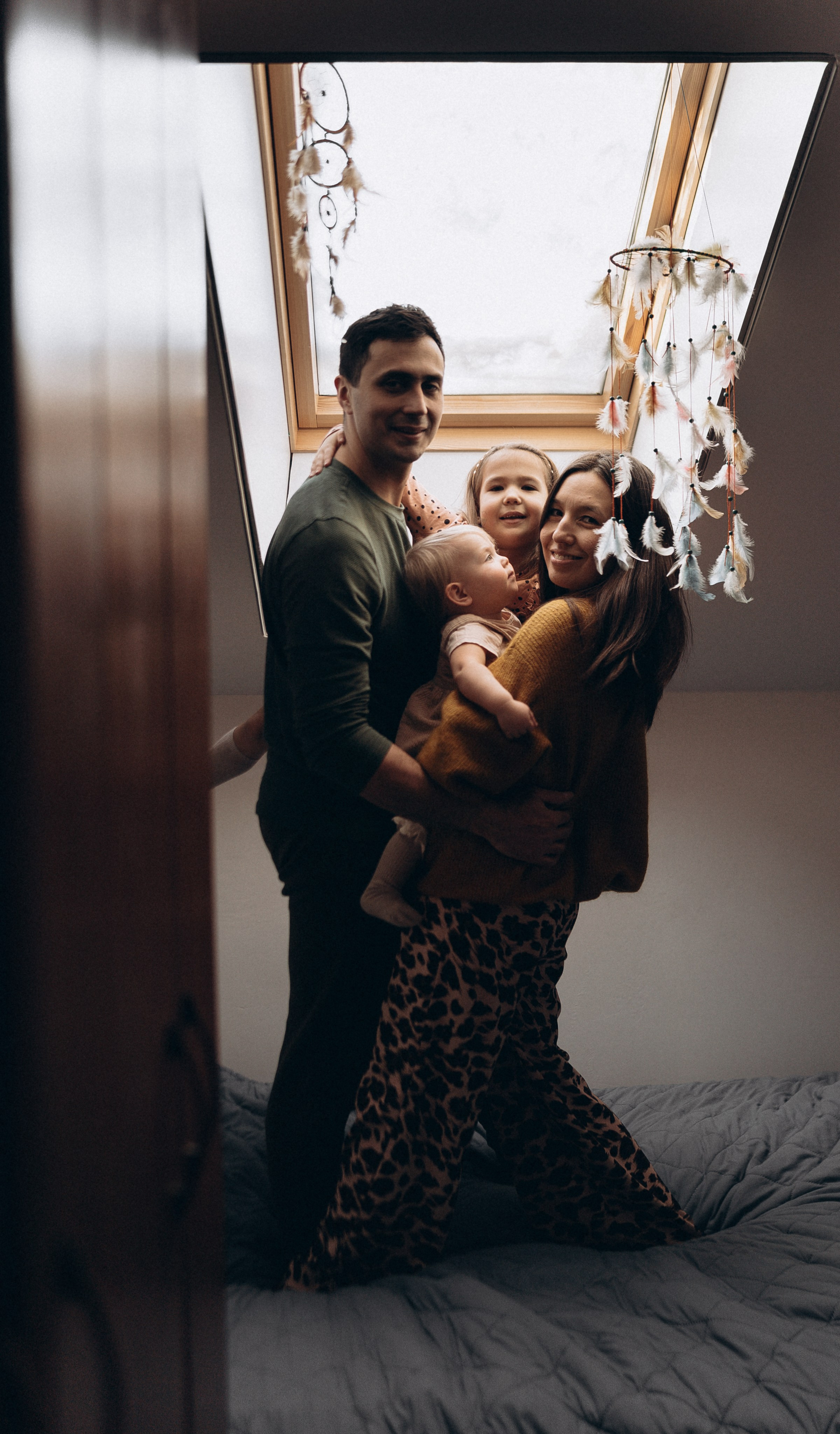 Роззи, Майкл, Лира и Яна. Семейный и домашний фотограф в Уфе Ирина Гарасюта