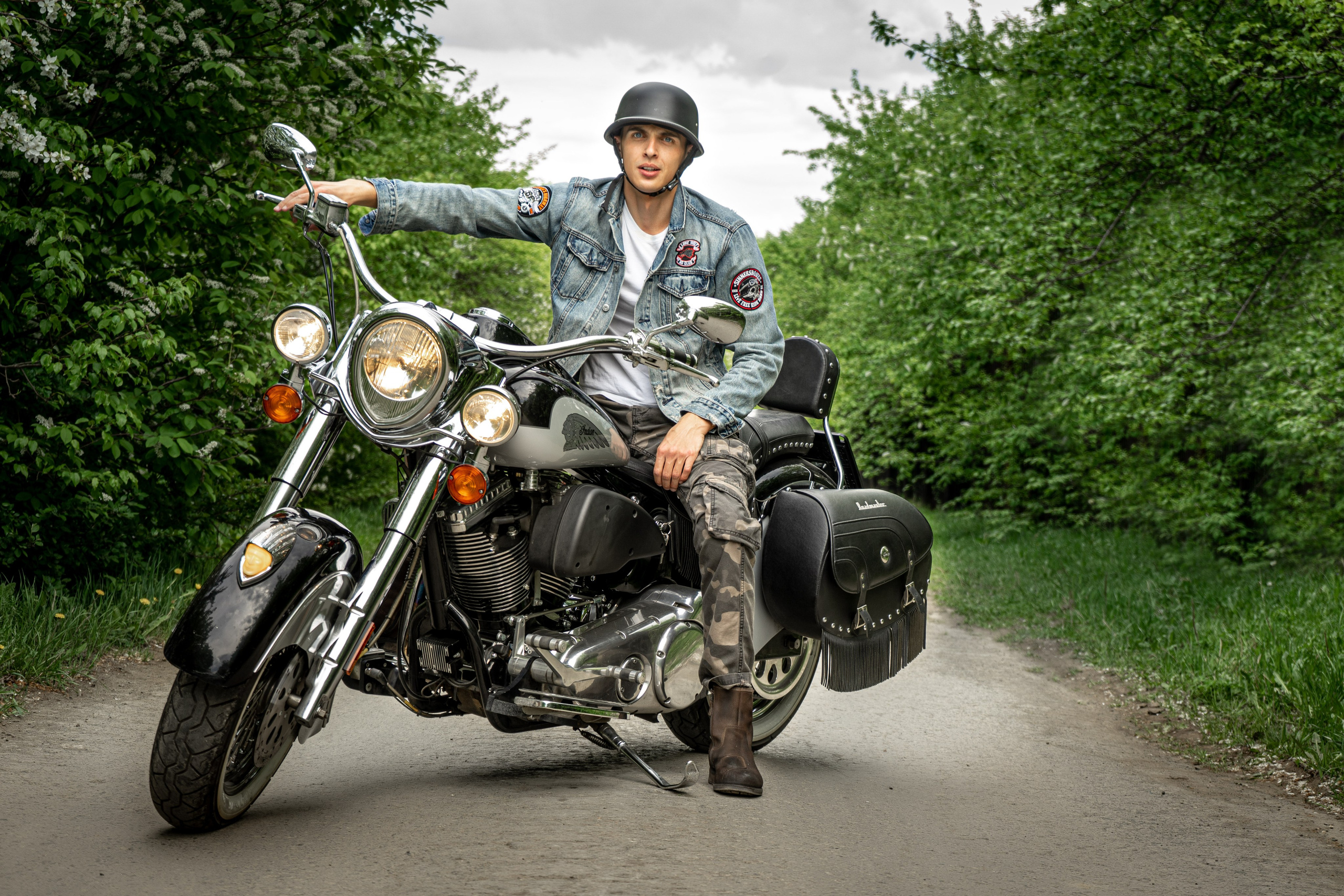 Фотосессия с мотоциклом. Фотограф Екатеринбург Кокшарова Александра