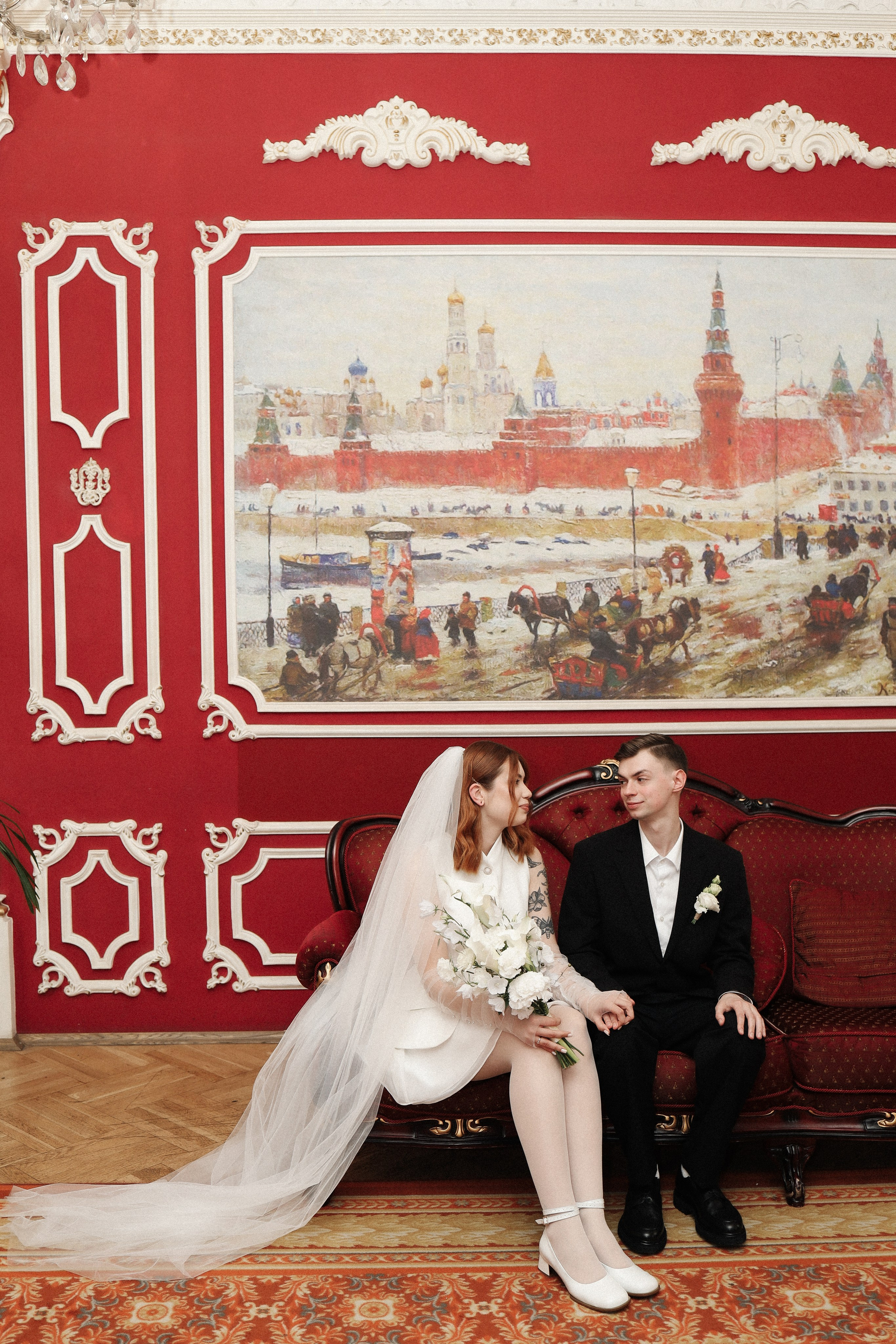 Д. + А. Грибоедовский ЗАГС и прогулка по Чистым прудам. Семейный и lovestory фотограф в Москве Светлана Коняхина