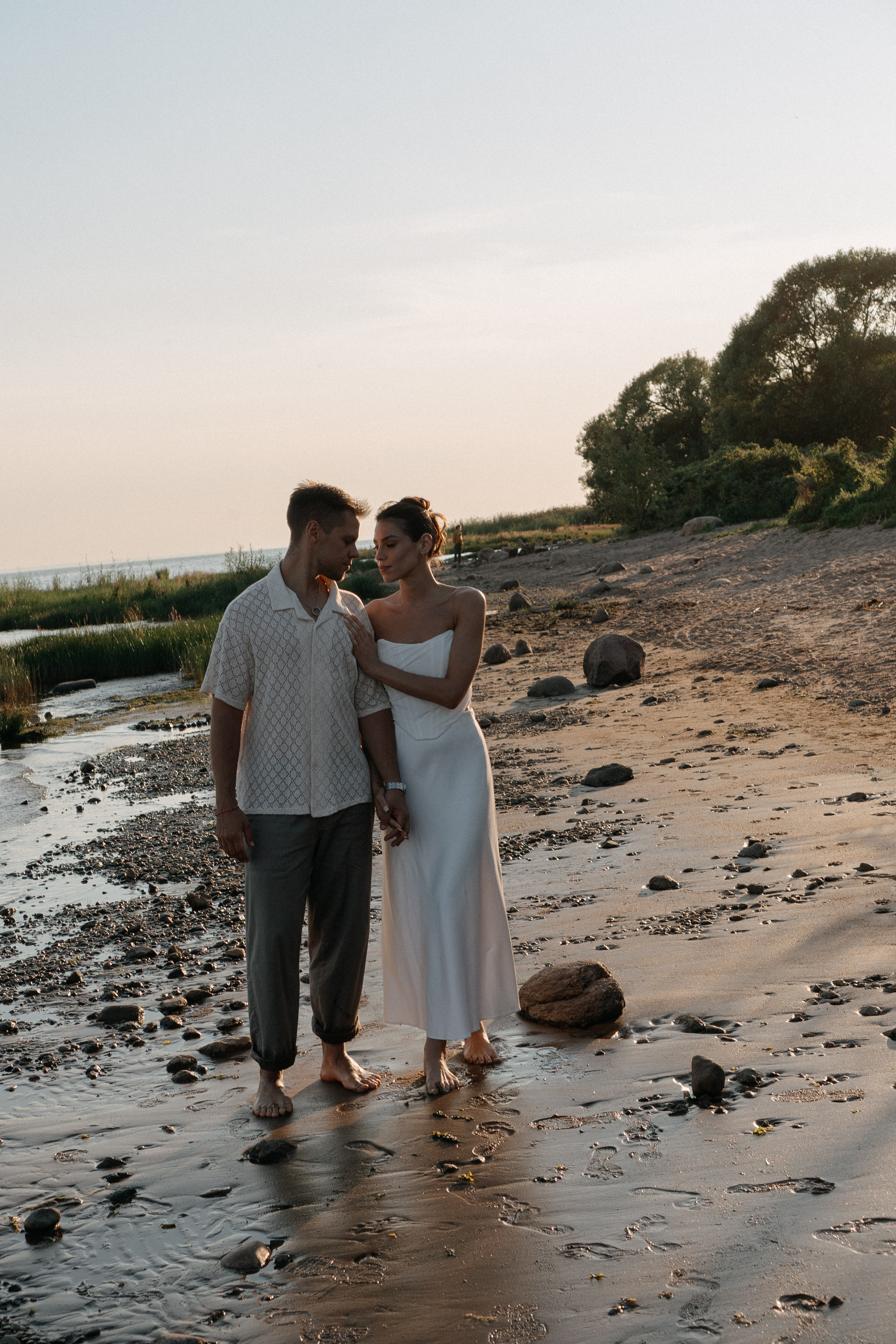 СВАДЕБНАЯ ФОТОСЕССИЯ ВЫЕЗДНОЙ ЦЕРЕМОНИИ (ФИНСКИЙ ЗАЛИВ). Профессиональный фотограф, Санкт-Петербург — Виктория Богомолова