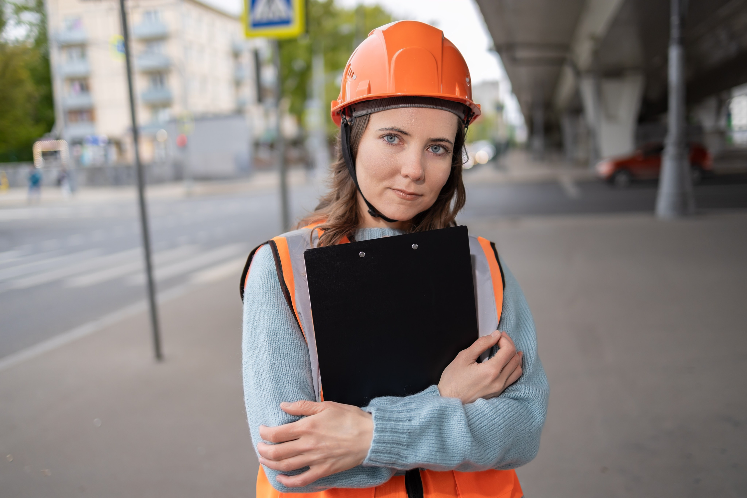 Фотосессия «Стройка» модель Ирина. Репортажный, семейный и студийный фотограф в Москве Демин Алексей