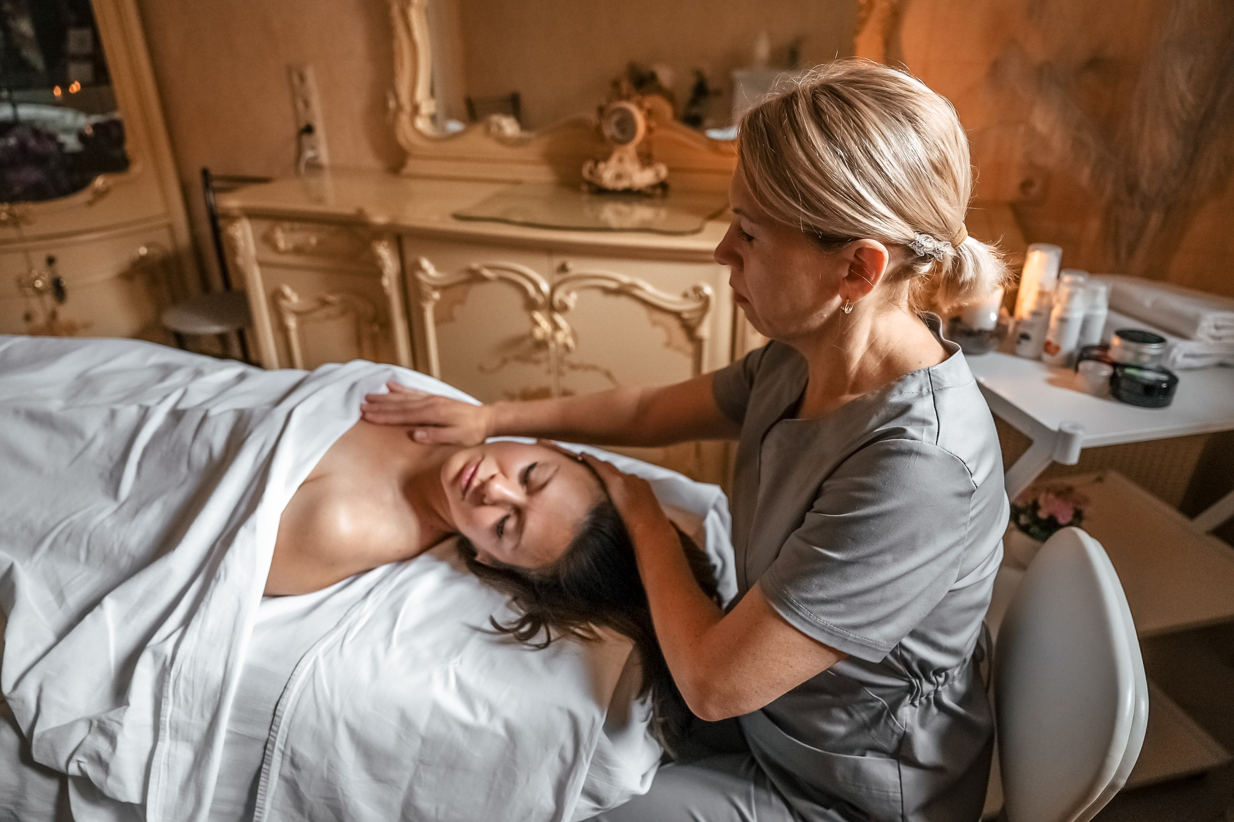 Контент-съемка для специалиста по миофасциальному массажу Ирины. Фотограф Светлана Боровикова в Домодедове