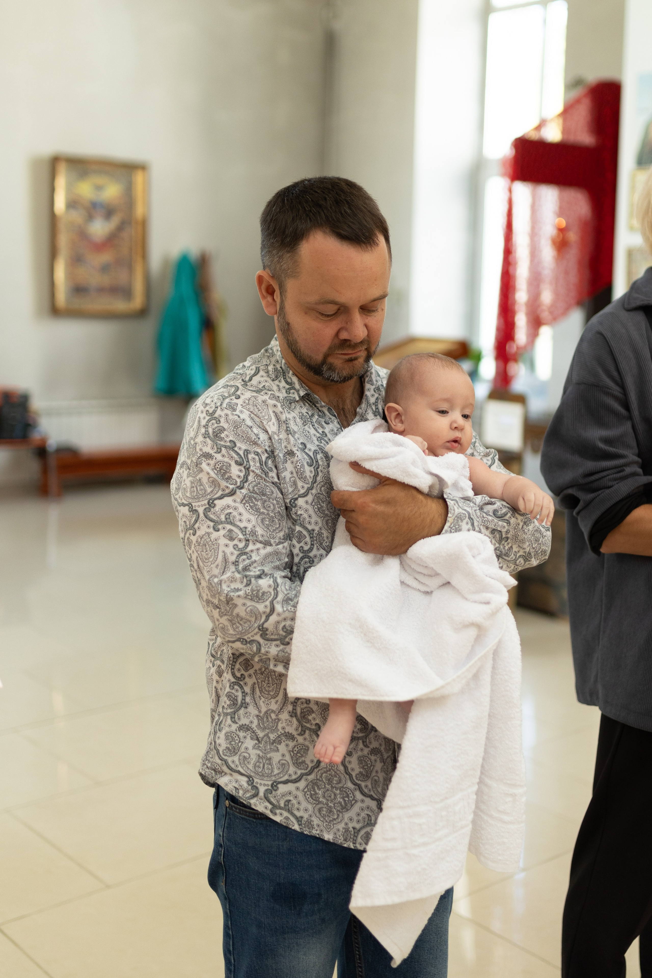 Крещение Артёма (все фото с таинсвта крещения). Фотограф новорожденных. Детский и семейный фотограф Марьяна Юдина