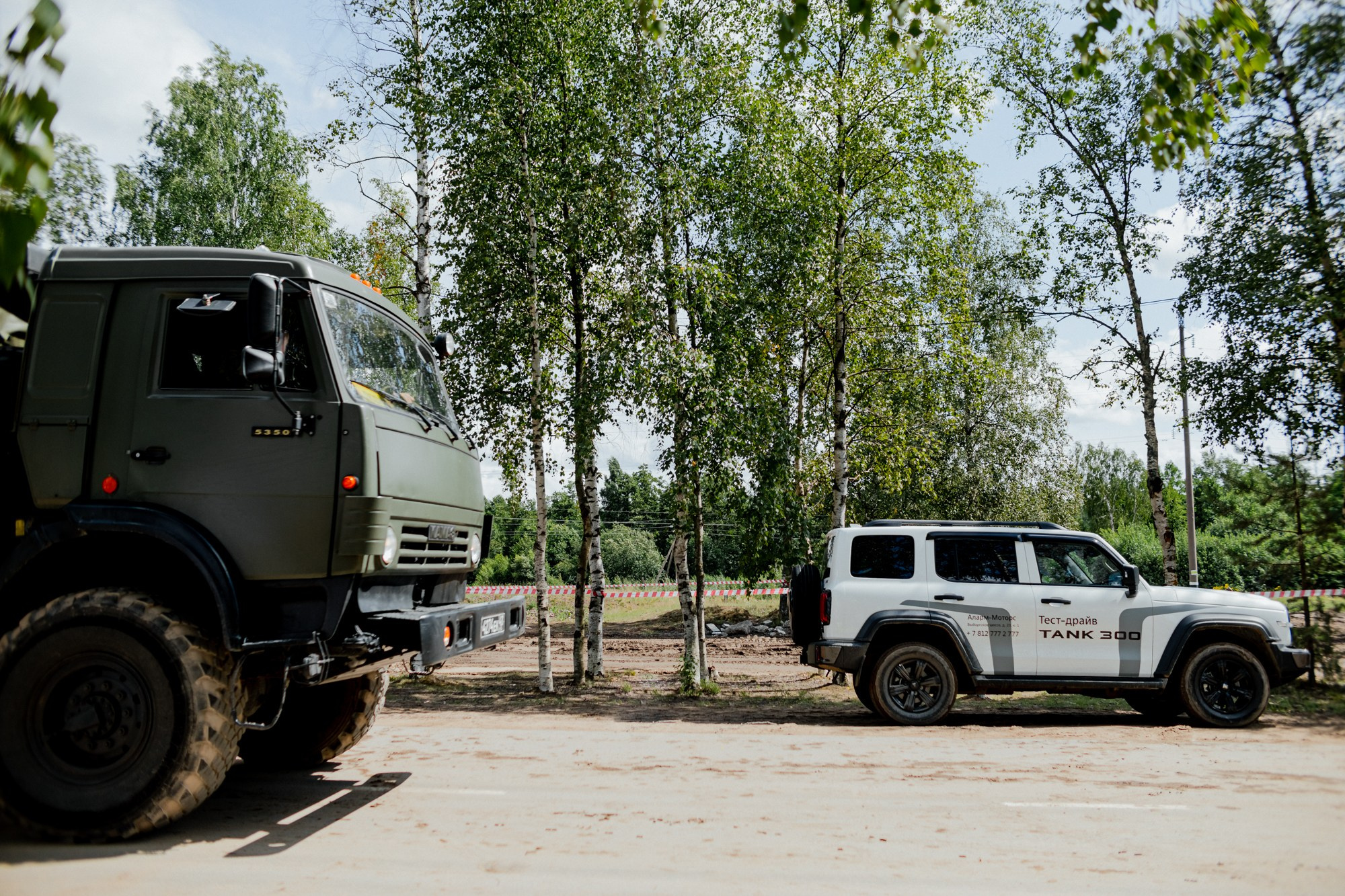 Тест-драйв TANK на Гонке Героев. Night2Day Санкт-Петербург