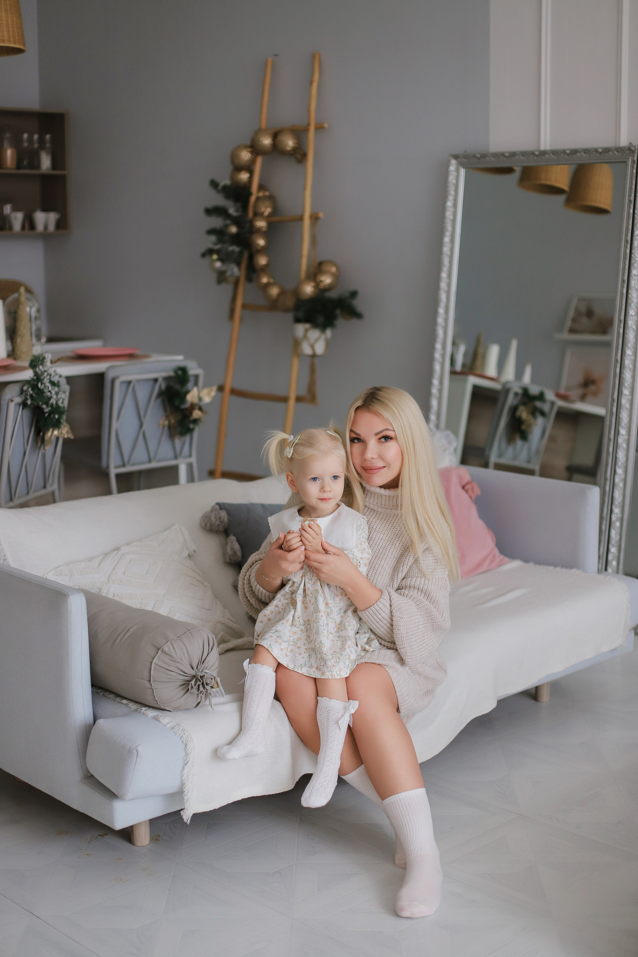 Новогодняя в студии Луна. Свадебный, семейный и детский фотограф в Люберцах Зайцева Анастасия