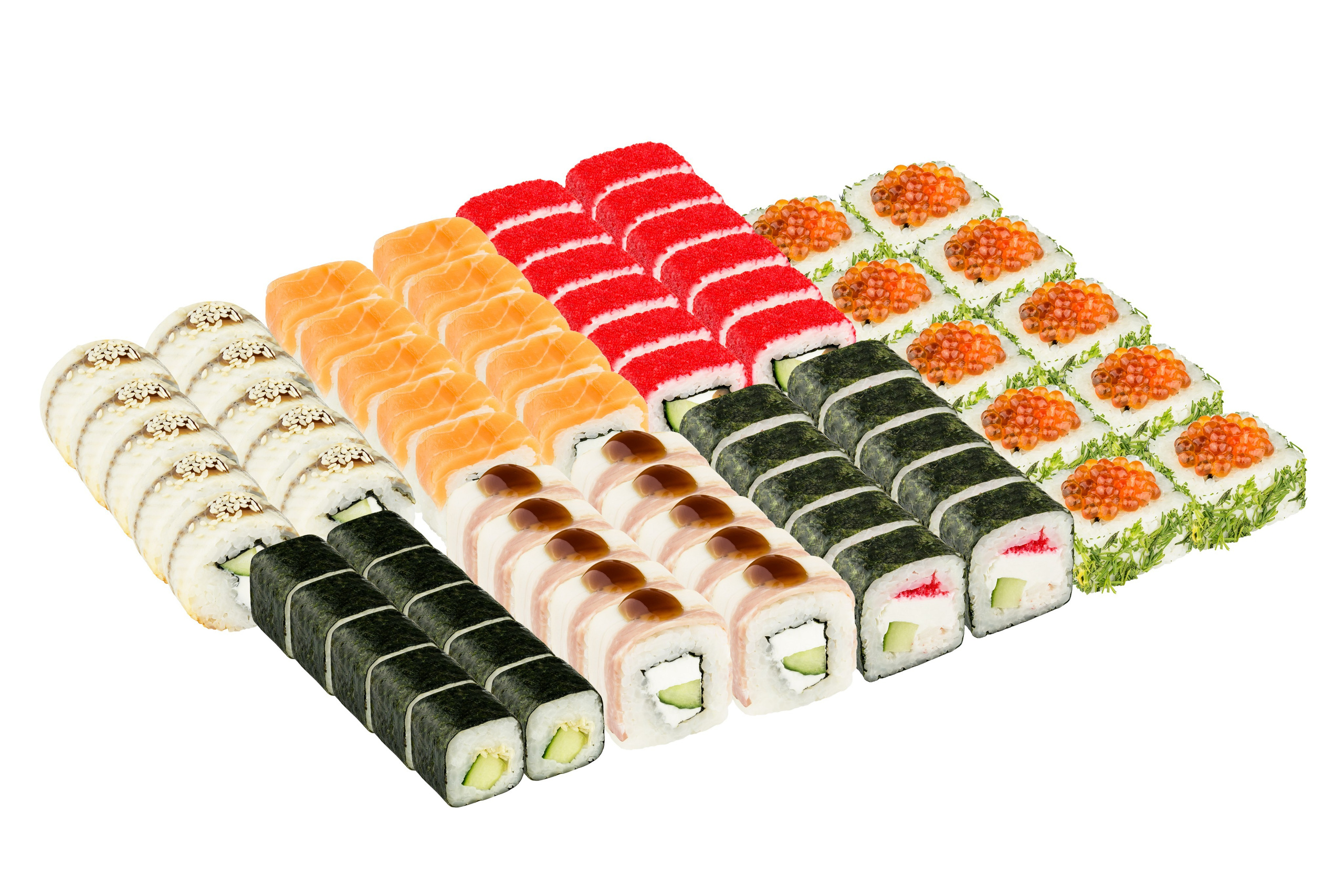 РОЛЛЫ, СУШИ, ВОКИ