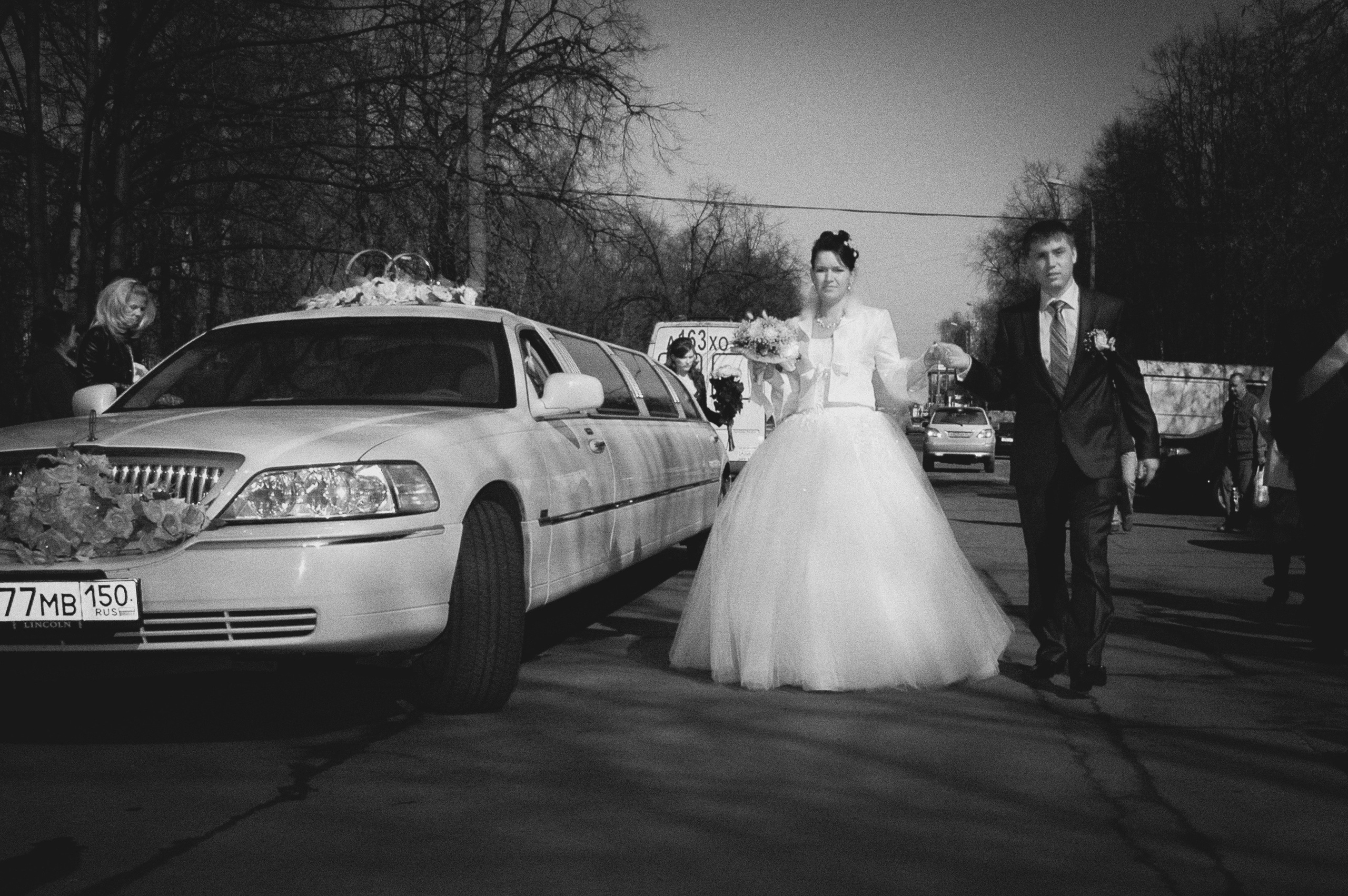 Кирилл и Анна. Свадьба в черно-белых фотографиях. Фотограф в городе Электросталь Ногинск Москва — Алексей Закхеев