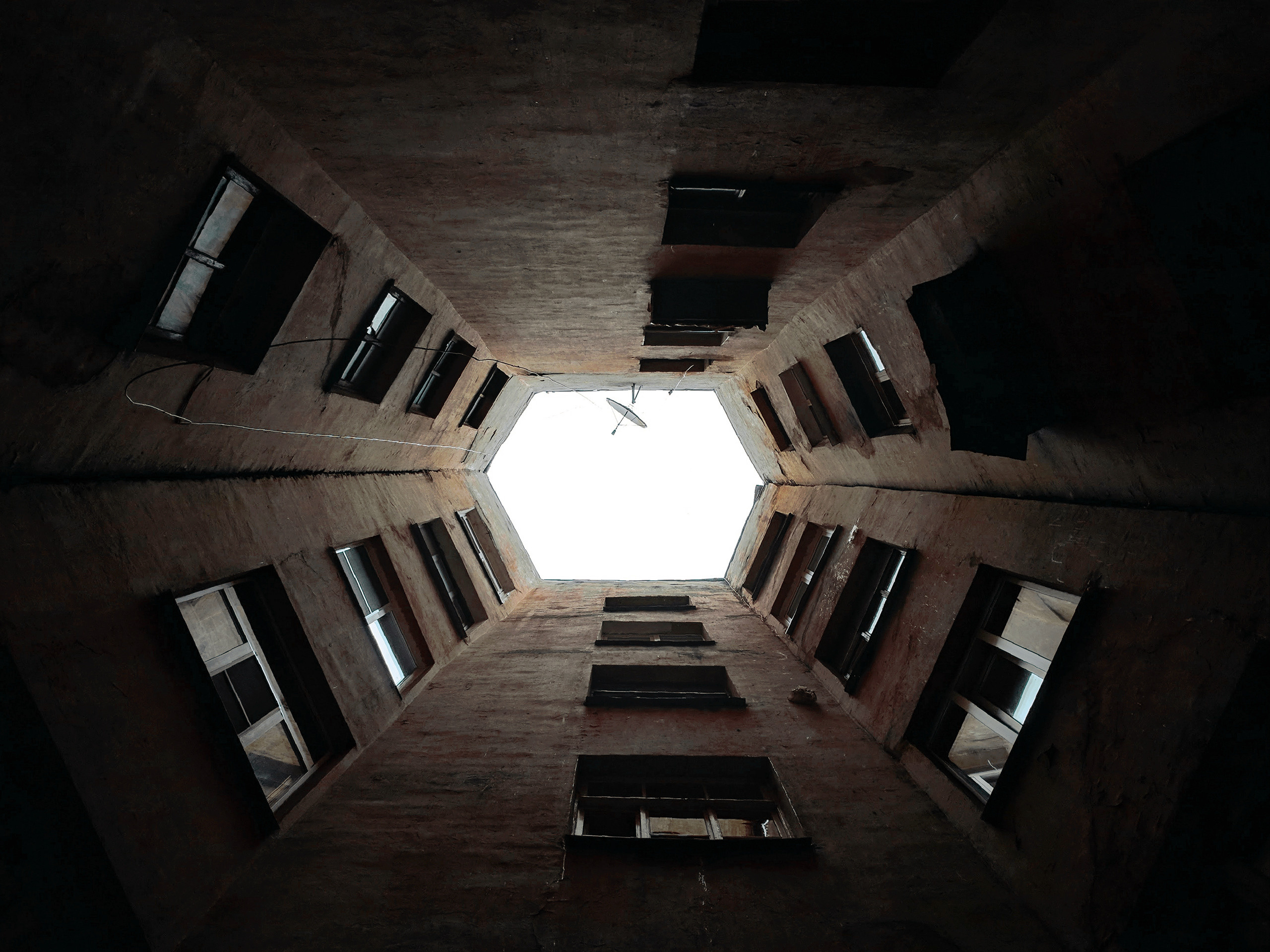 Yard well. Viktor Garshnep Documentary Photographer