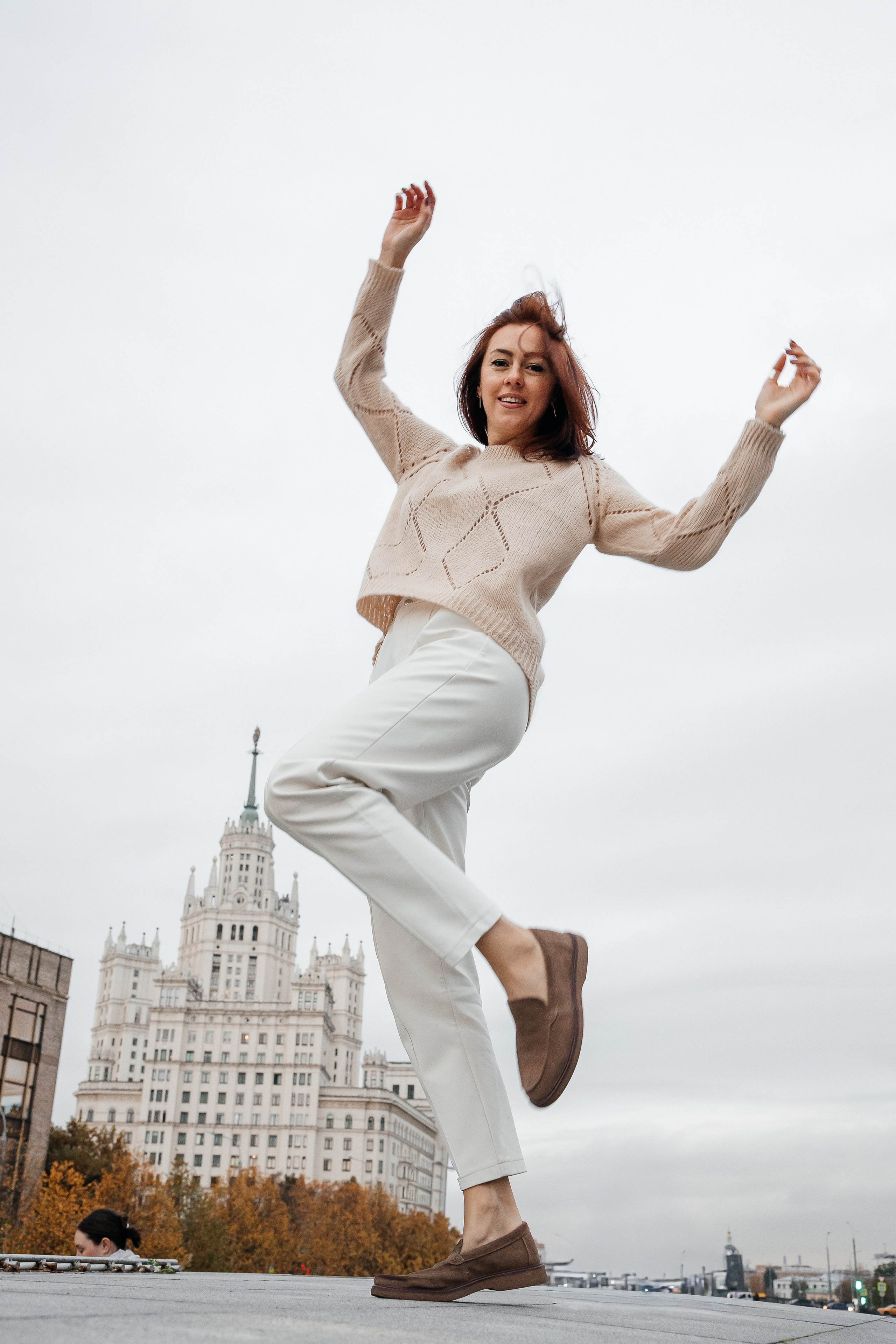 Прогулка у высотки на Котельнической набережной. Свадебный и семейный фотограф в Москве Красинская Мария