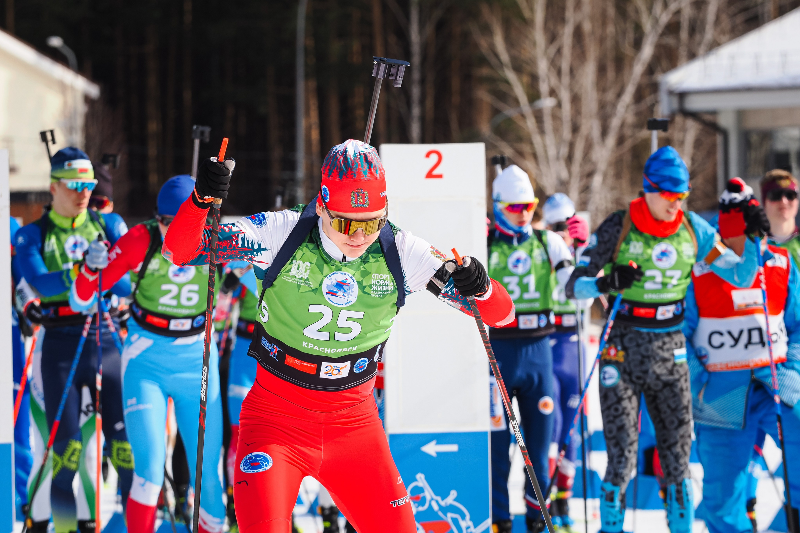 Биатлон / Первенство России. Репортажный фотограф Алексей Козьмин