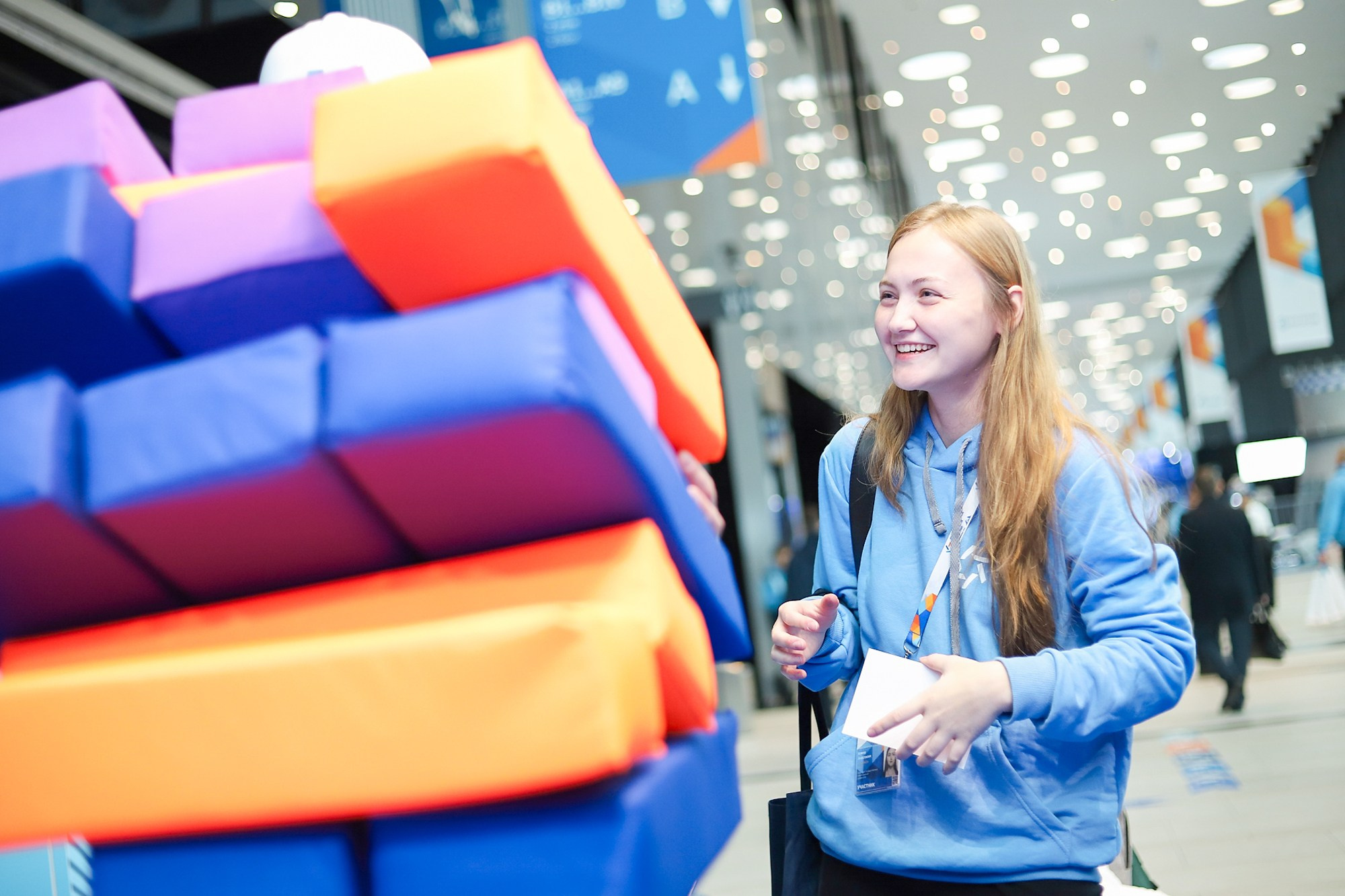 Стенд «Россия — страна возможностей». Фотограф Дарья Попова