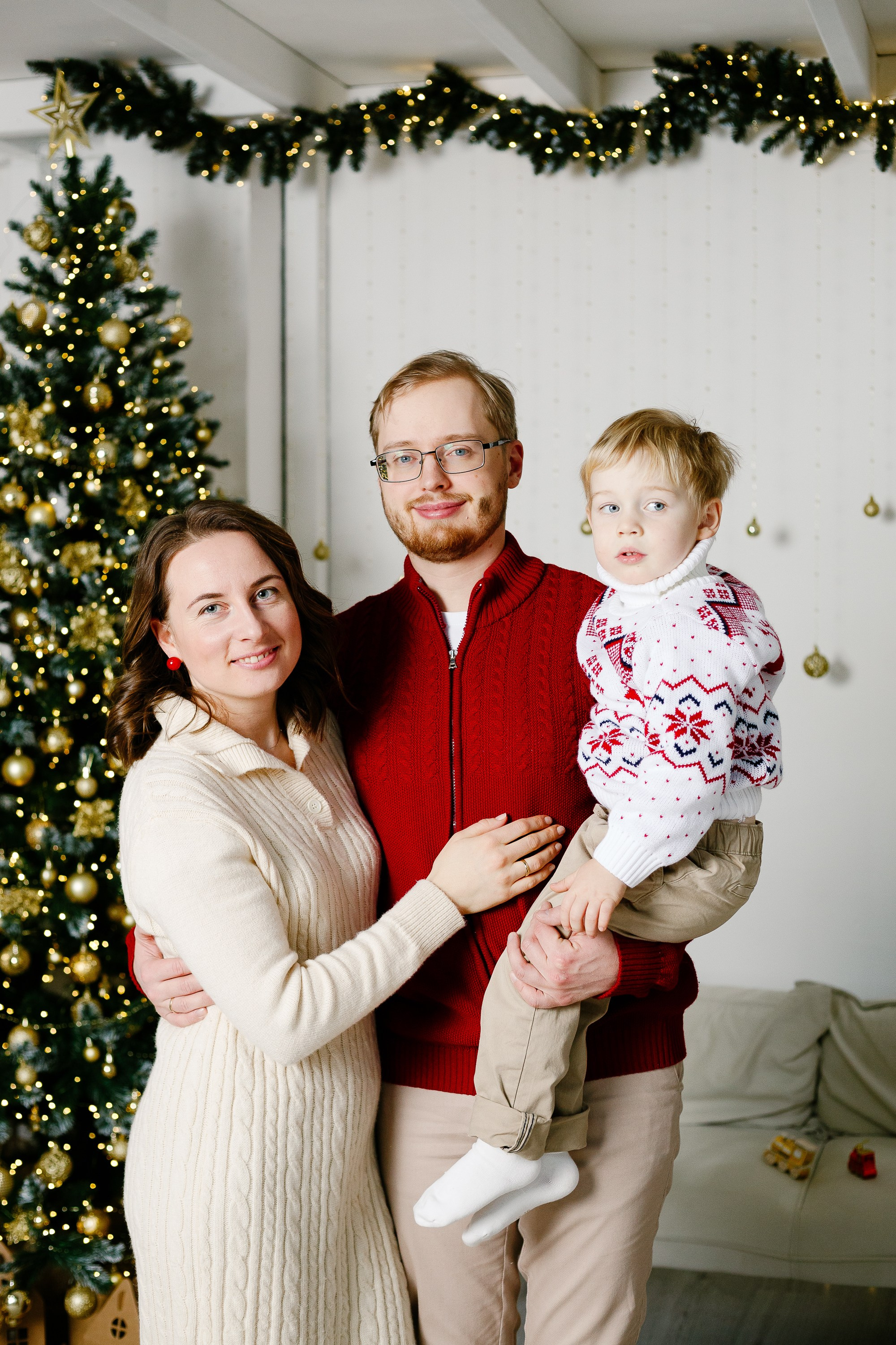 Новогодняя фотосессия в студии