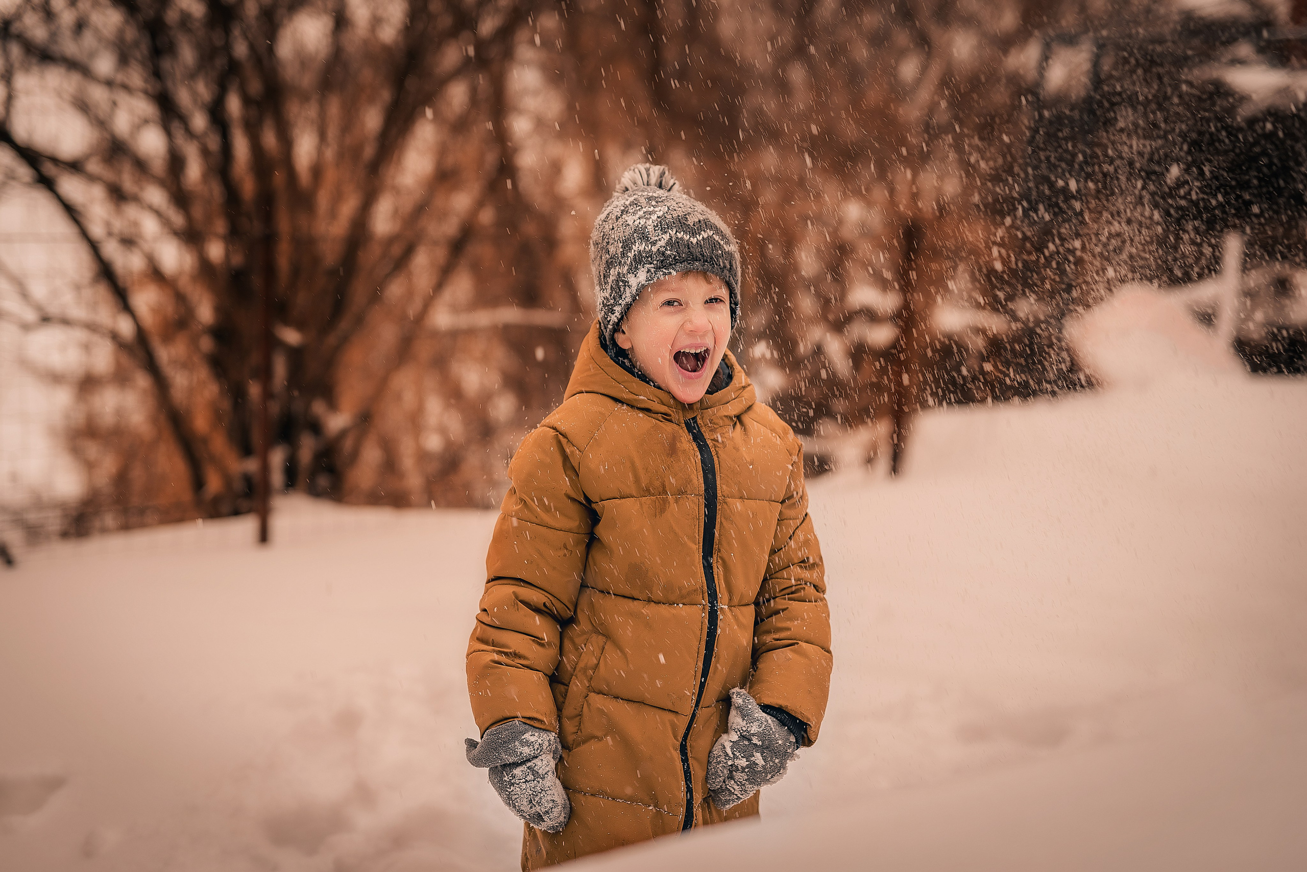 Зимняя прогулка. Семейный, детский фотограф в Воронеже Анна Никитина