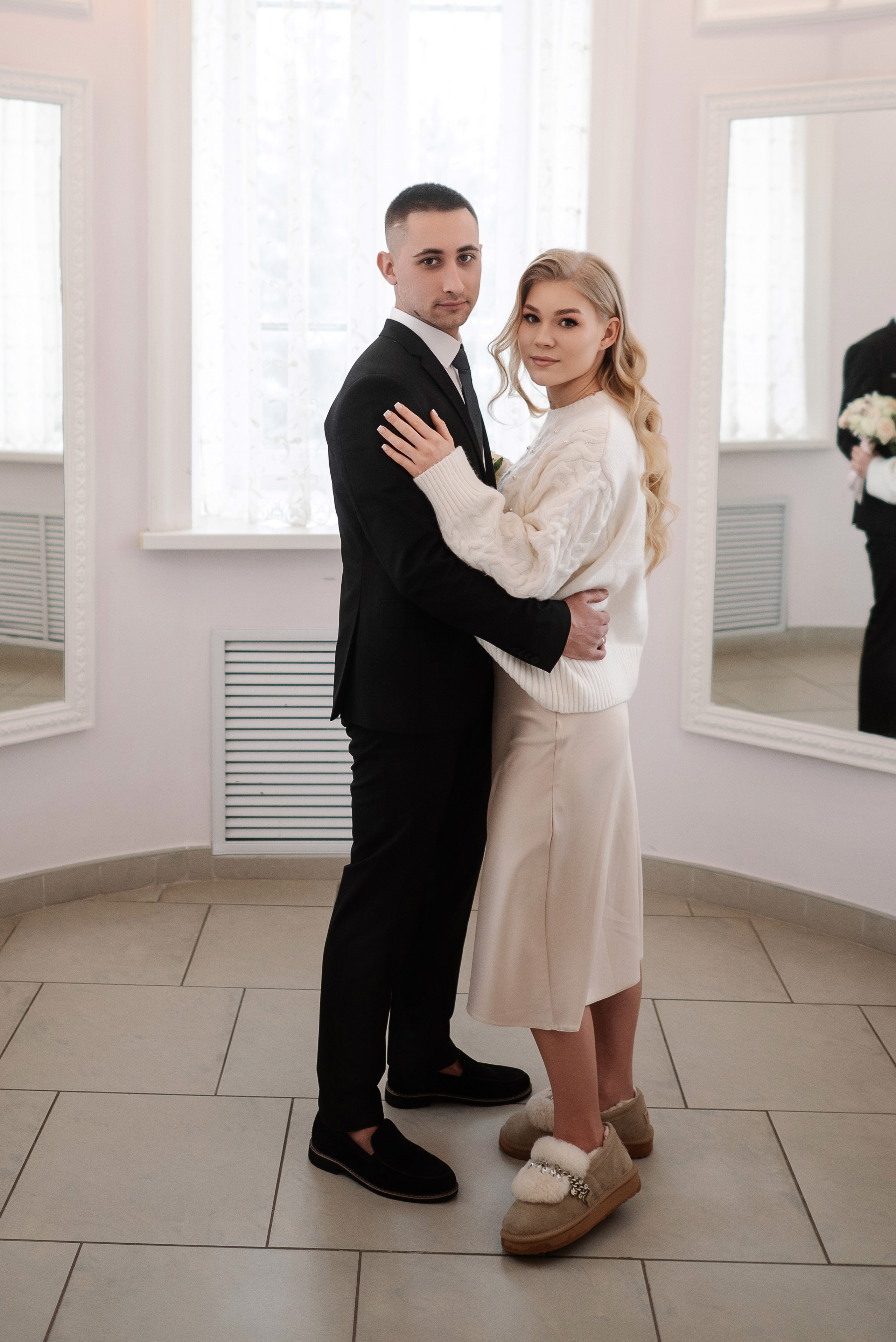 Александра и Алексей, роспись и прогулка зимой. Свадебный и портретный фотограф в Липецке Юлия Свит