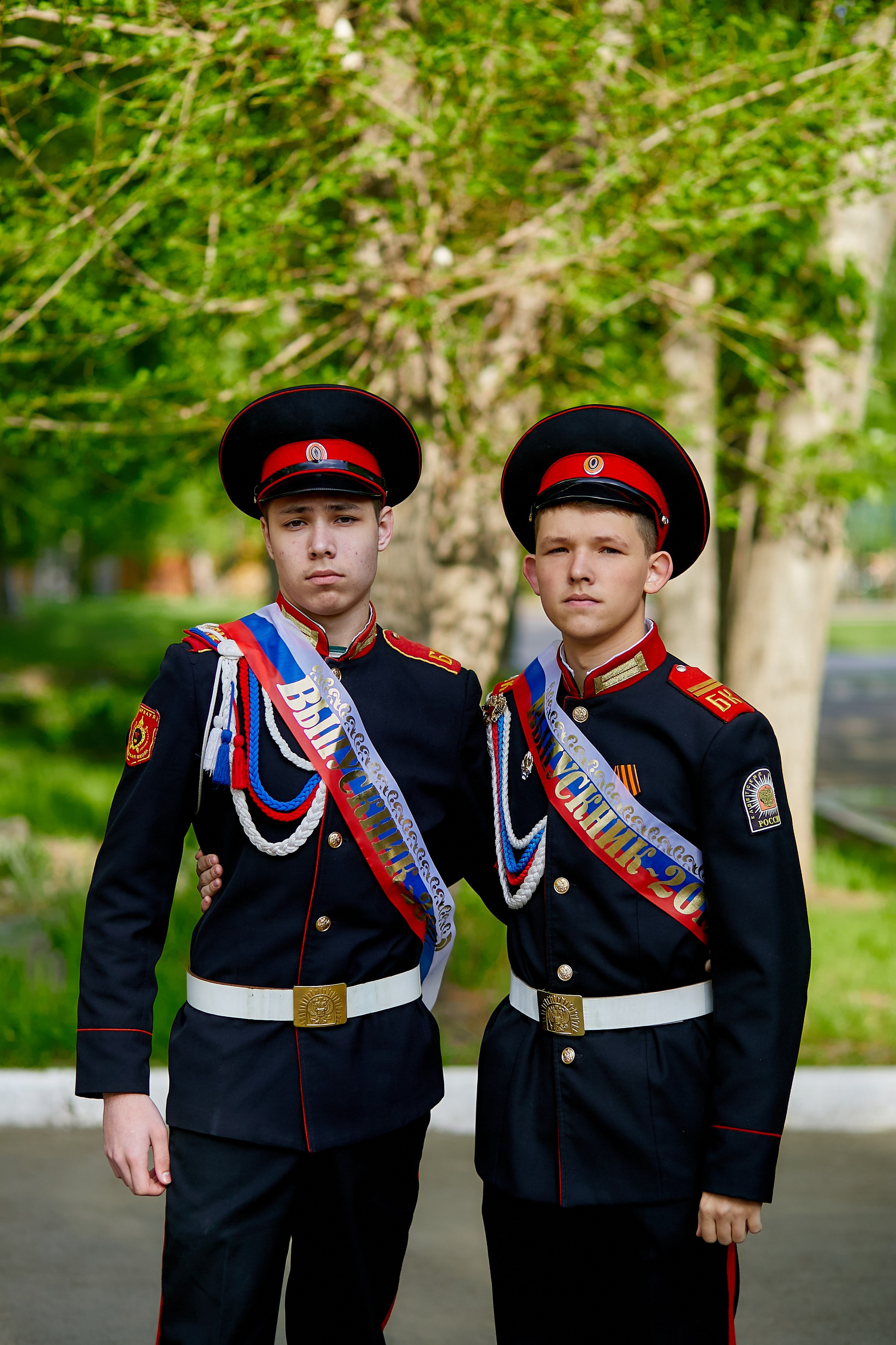 Кадеты последний звонок. Фотограф Вячеслав Фарунин