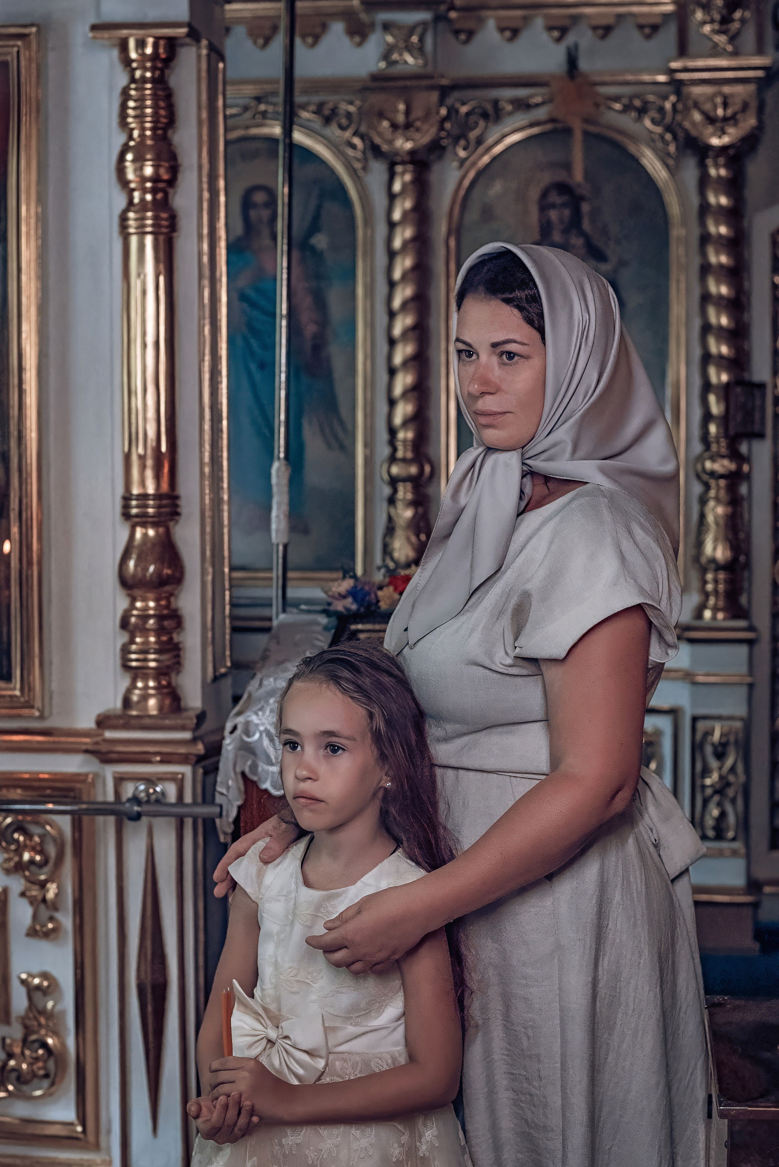 Съемка таинства крещения в храме Николая Чудотворца Красноярск. Фотографы крещения/венчания  Красноярск Татьяна и Вячеслав Переваловы