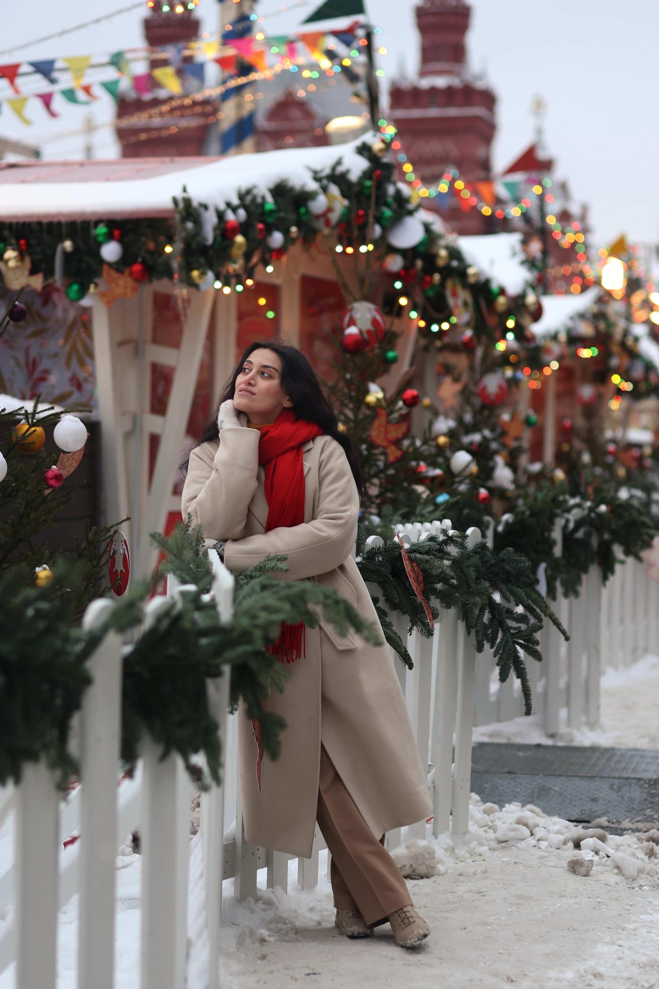Новогодняя ГУМ ярмарка на Красной площади. Портретный фотограф Москва