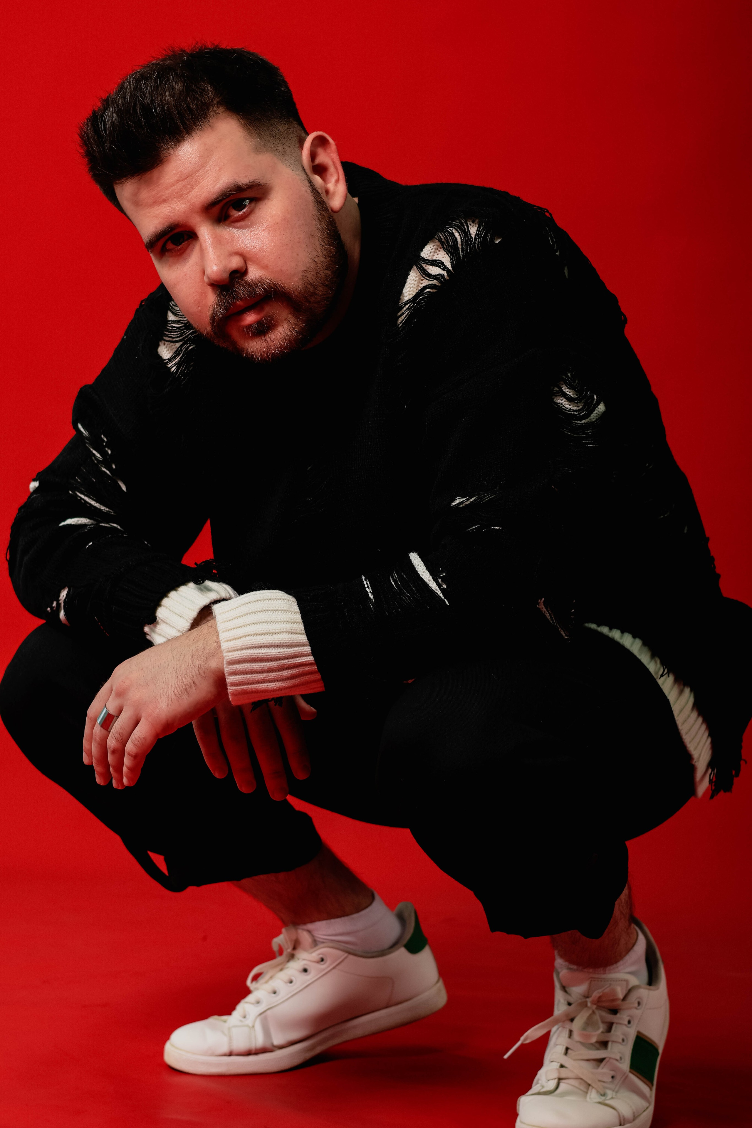 Мужской портрет в студии — креативная обработка. Mintonov's Film Studio