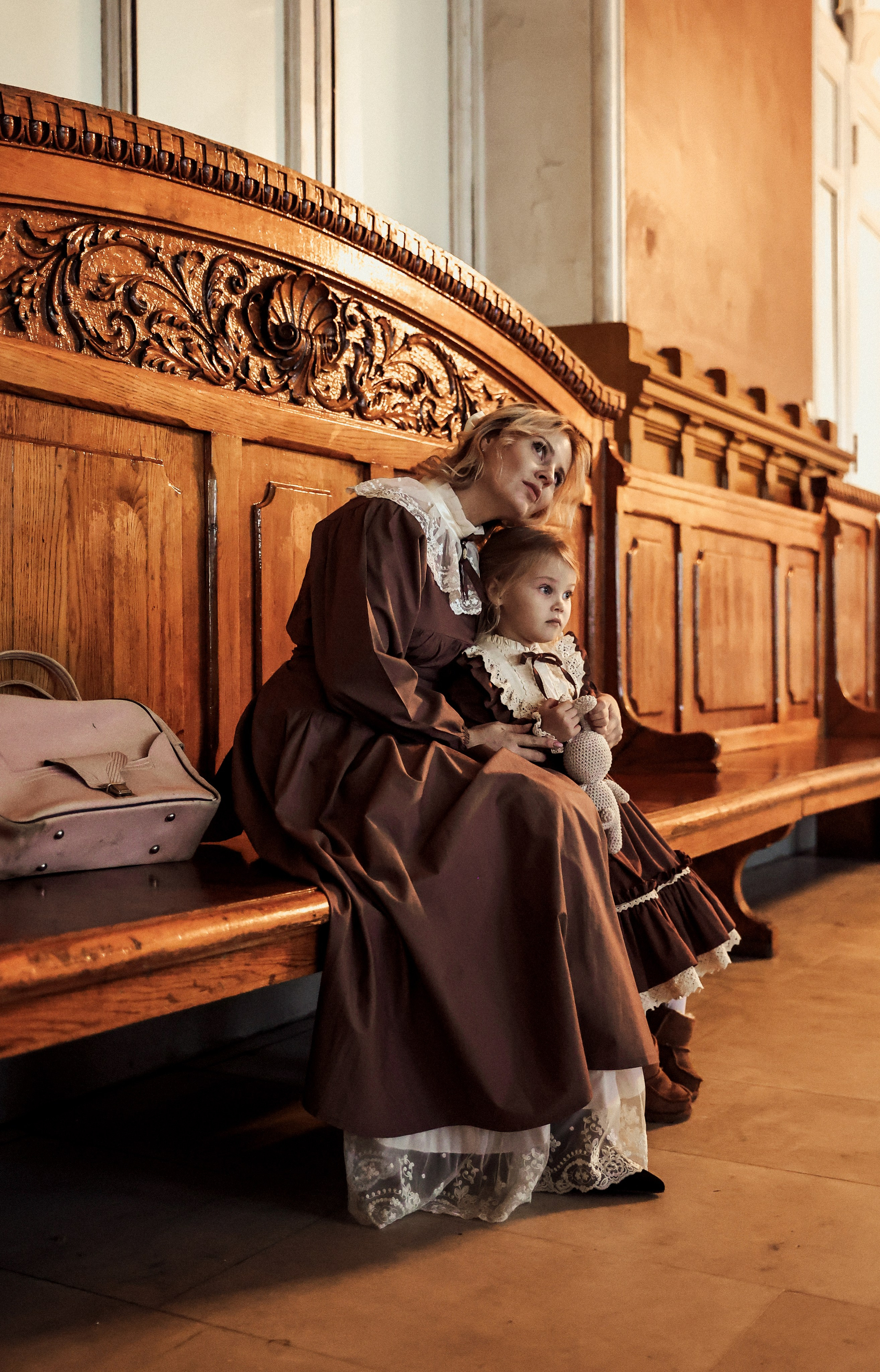 Ретро съемка на Витебском вокзале. Фотограф — Татьяна Кириллова, г. Санкт-Петербург