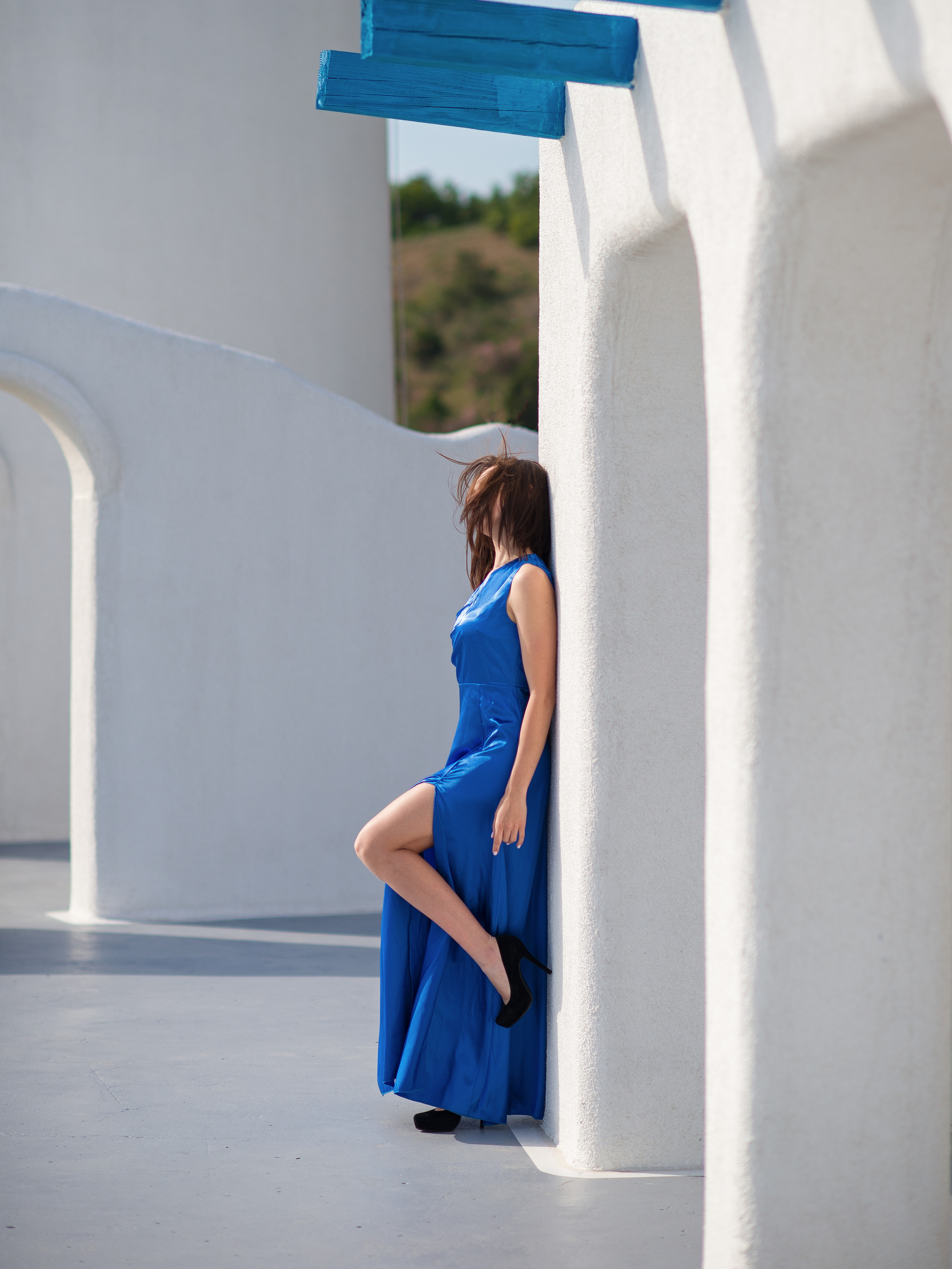 Фотограф на локации Санторини в Крыму