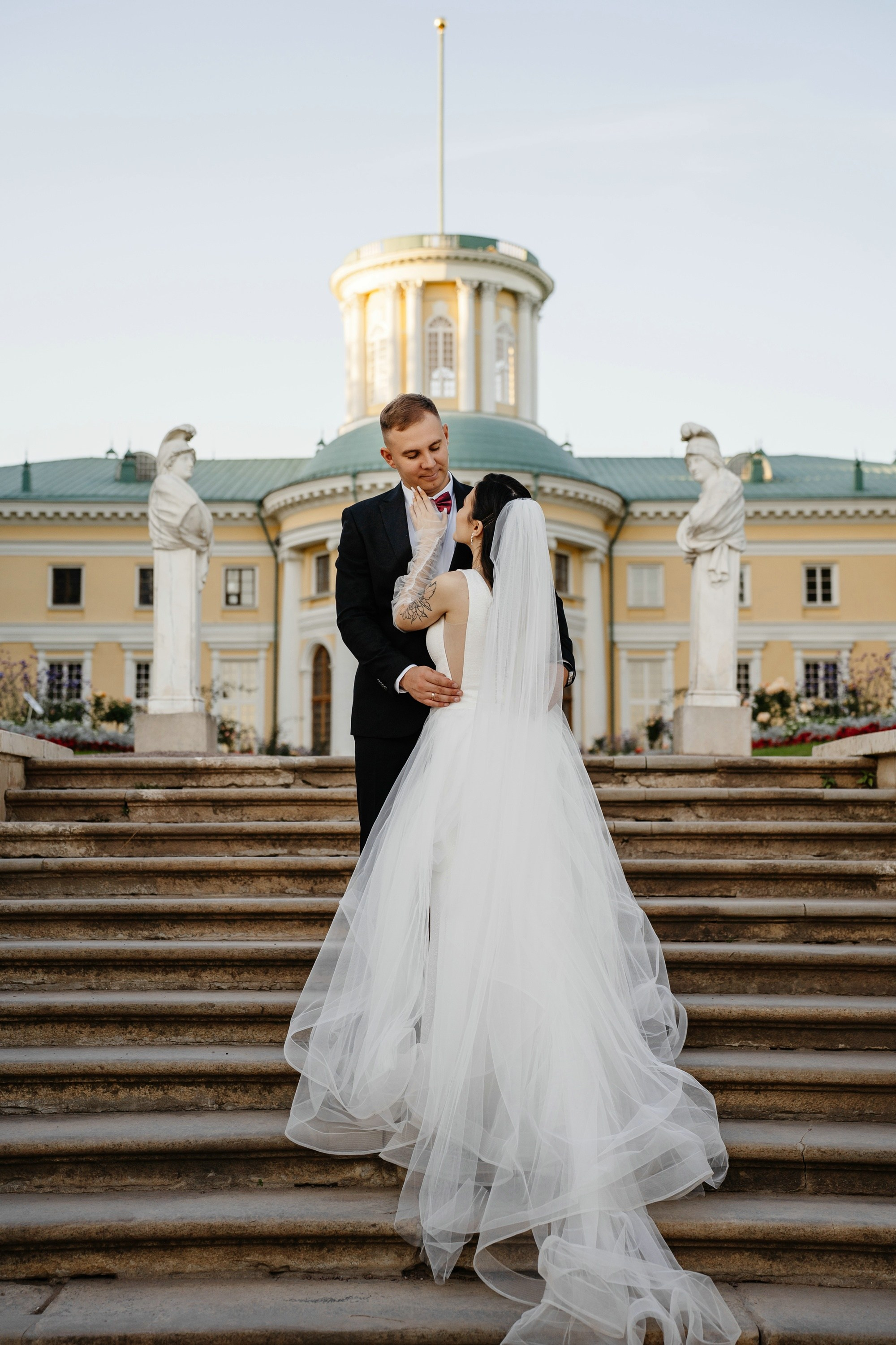 Свадьба в усадьбе Архангельское. Свадебный и семейный фотограф в Москве Светлана Зоткина