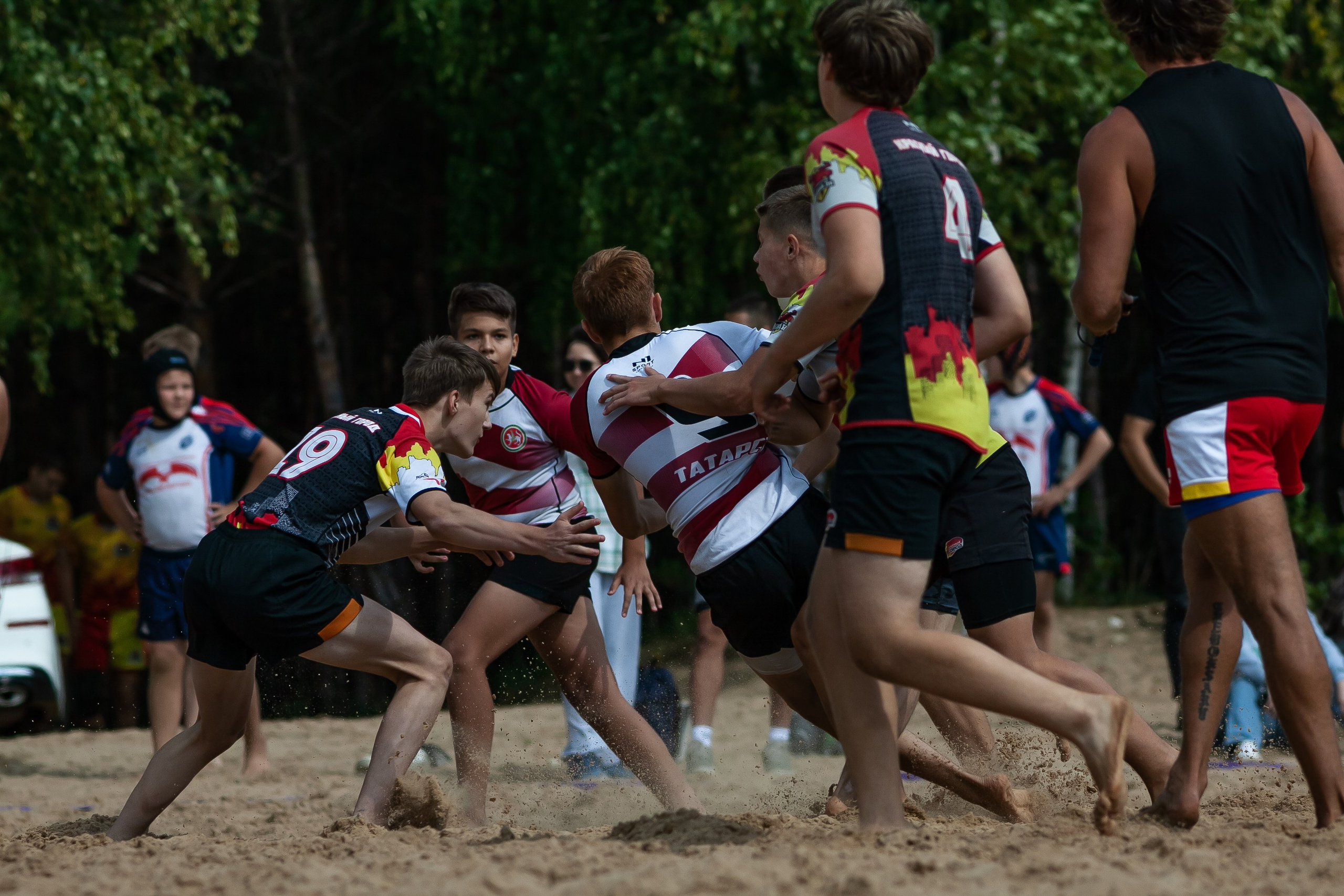 «Кубок «Молота» по пляжному Регби. Фотография