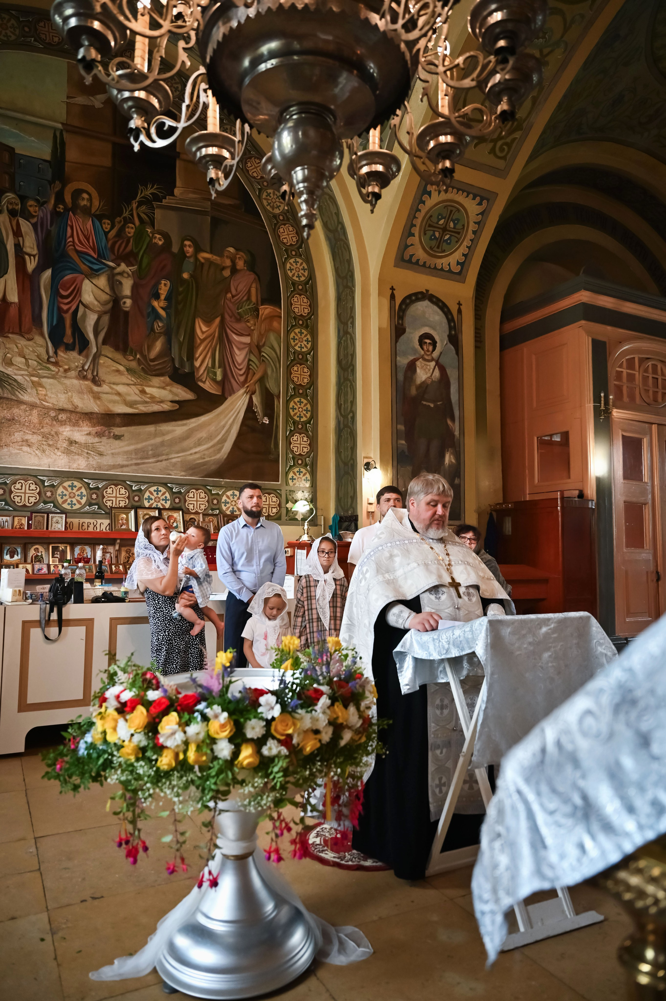 Крещение Владимира, Полины Вероники. Семейный фотограф в г. Воскресенск Наталия Молева
