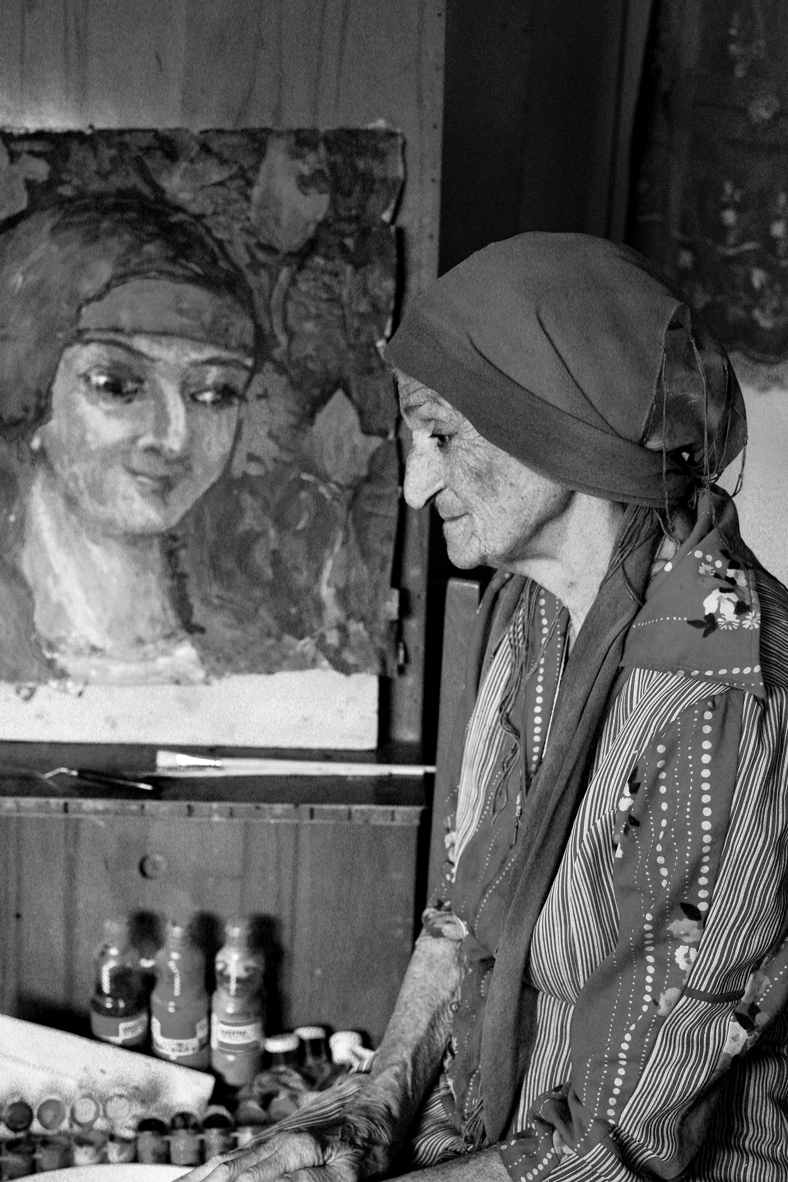 Съемка в домашней мастерской. Ekaterina Beridze