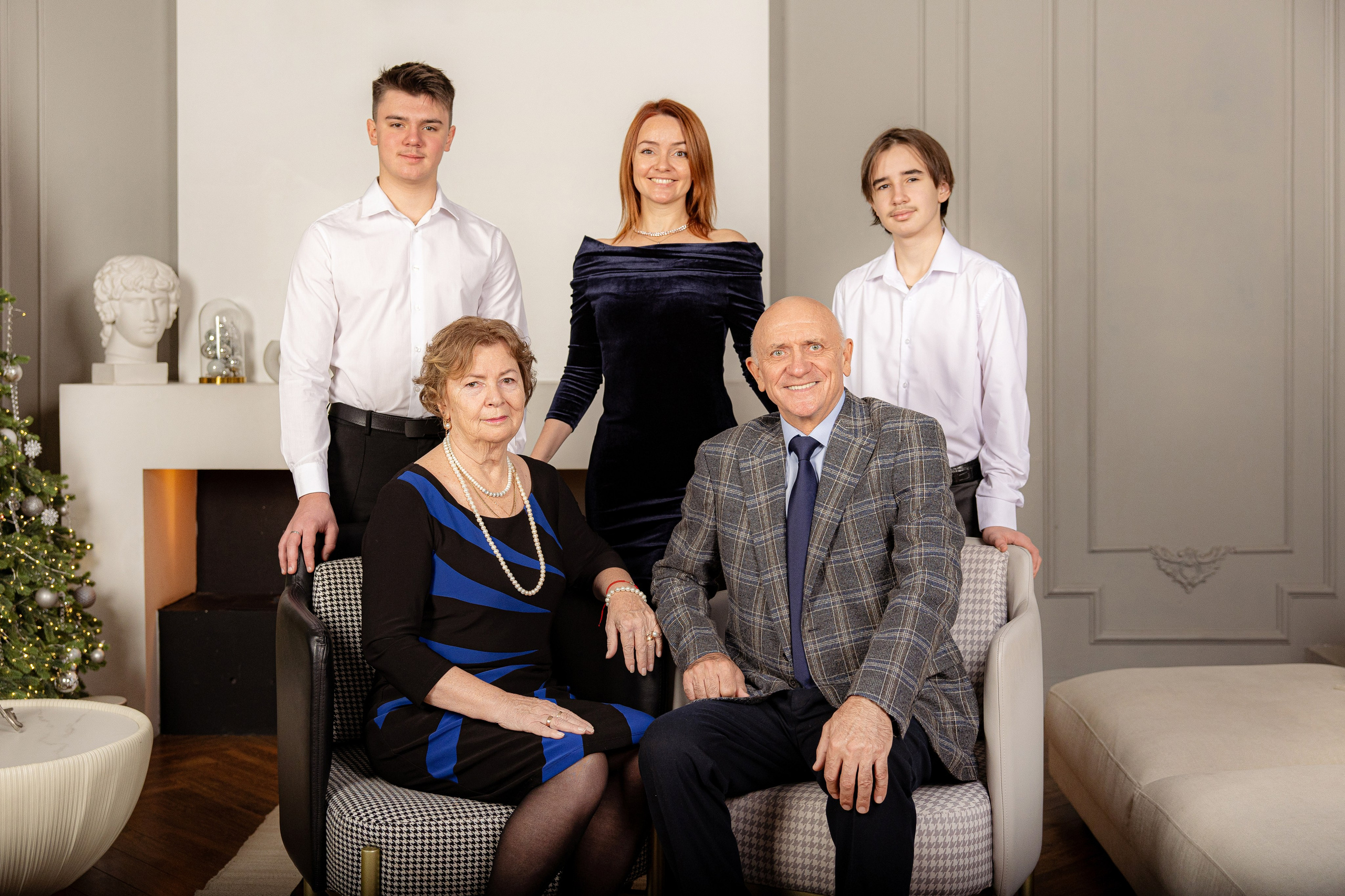 Семейная фотосессия в фотостудии в СПб