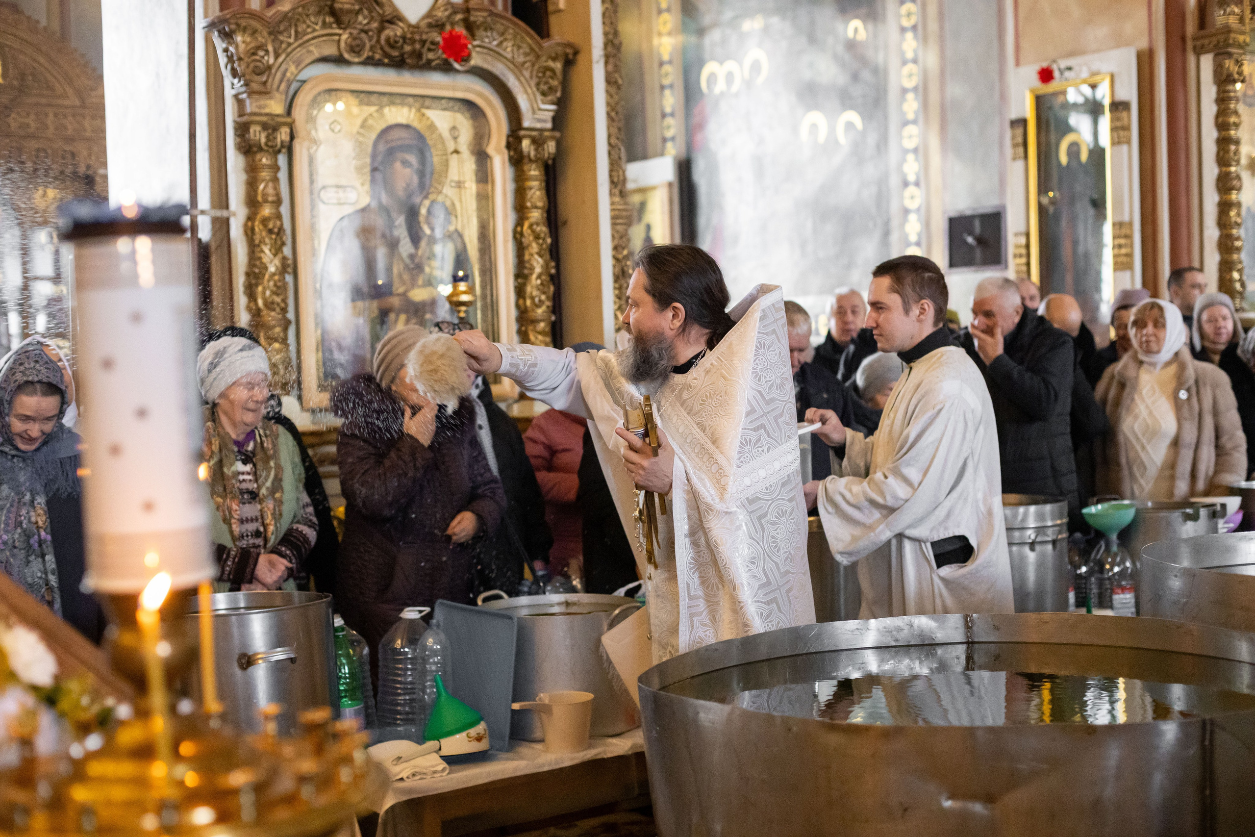 Крещение. Утренняя. Семейный и детский фотограф Анна Петракова