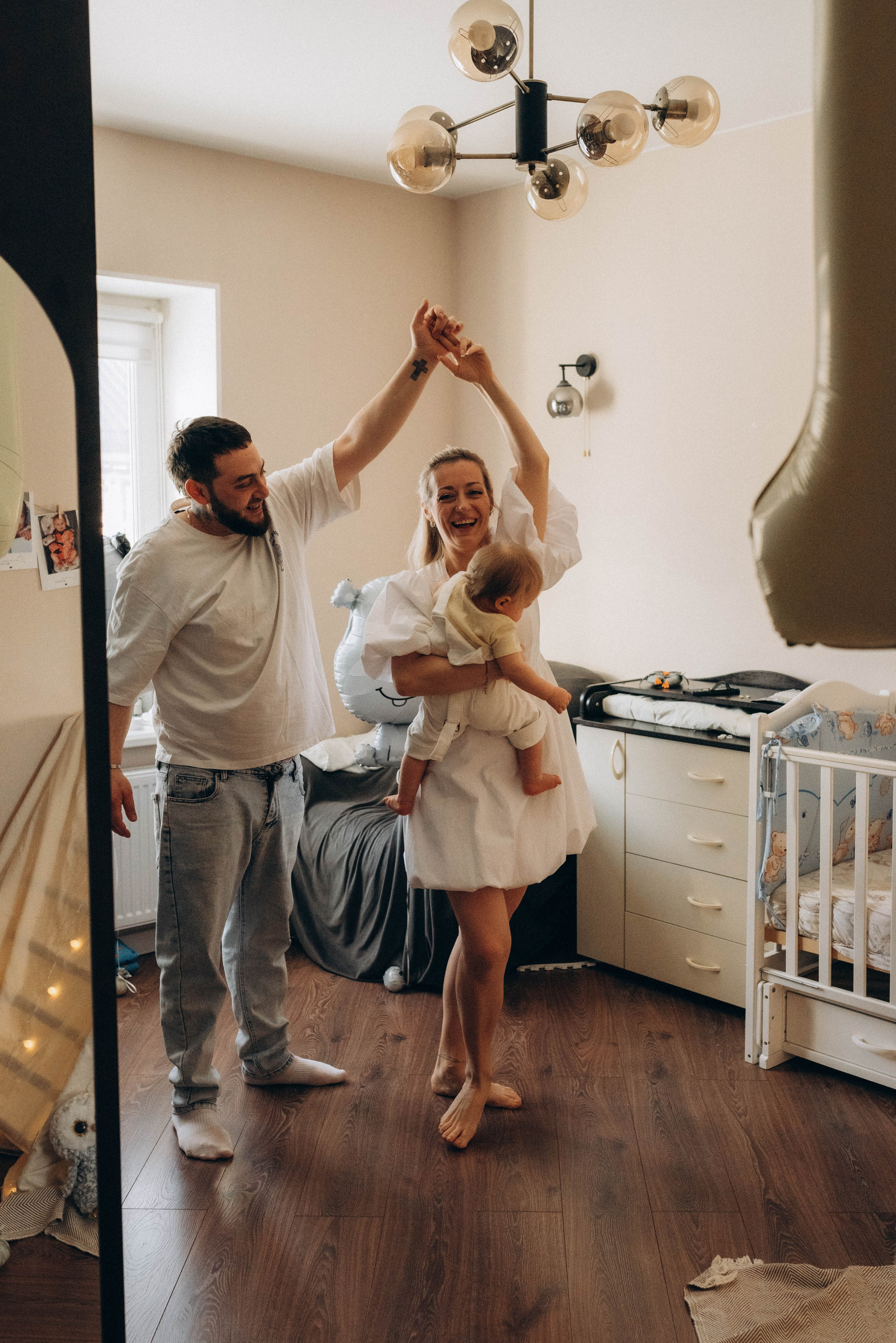 Домашняя фотосессия ко дню рождения малыша. Семейный фотограф в Железнодорожном Масаева Елена