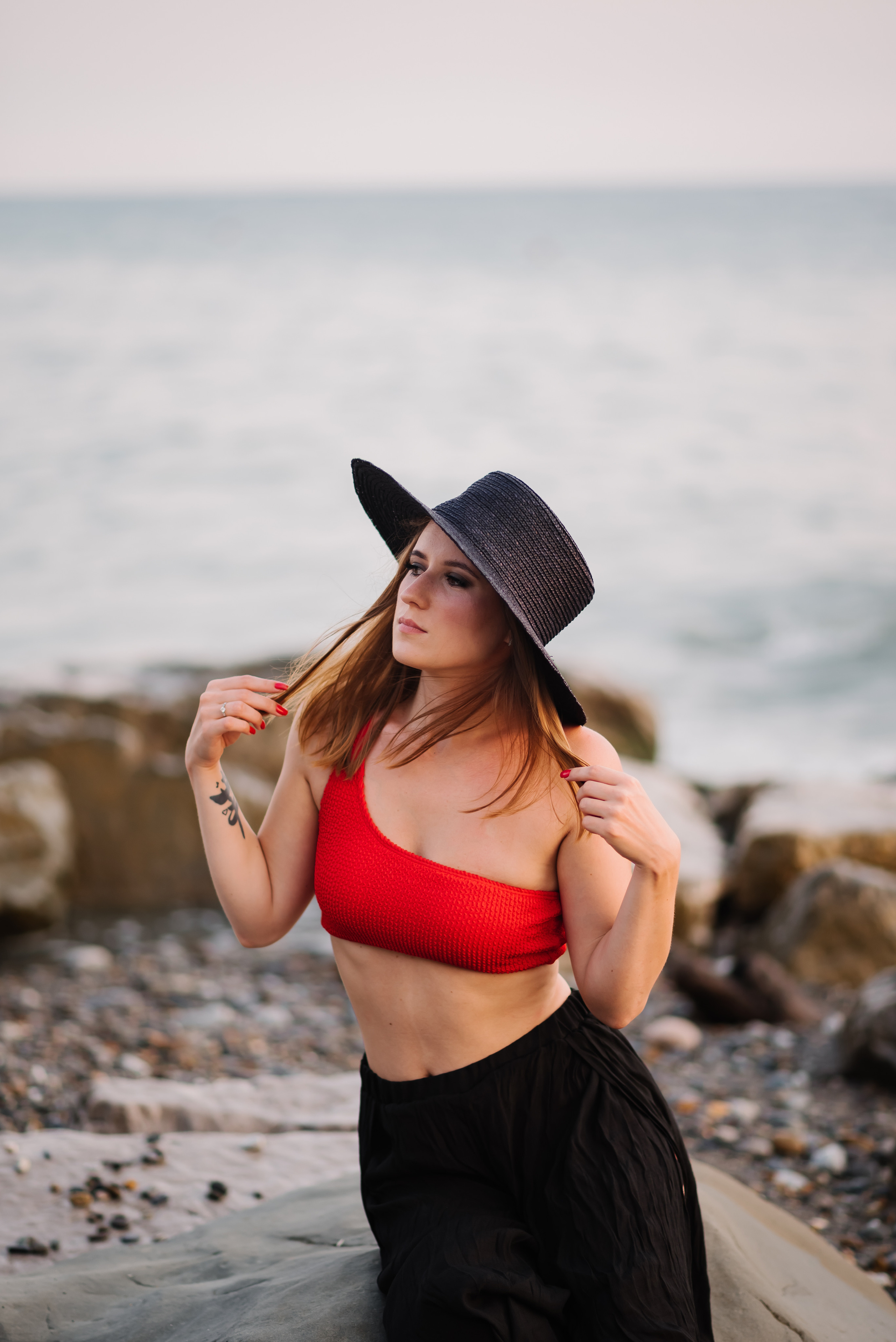 На пляже. Семейный и женский фотограф Лоо Краснодар Сочи Энем Татьяна Трибурт