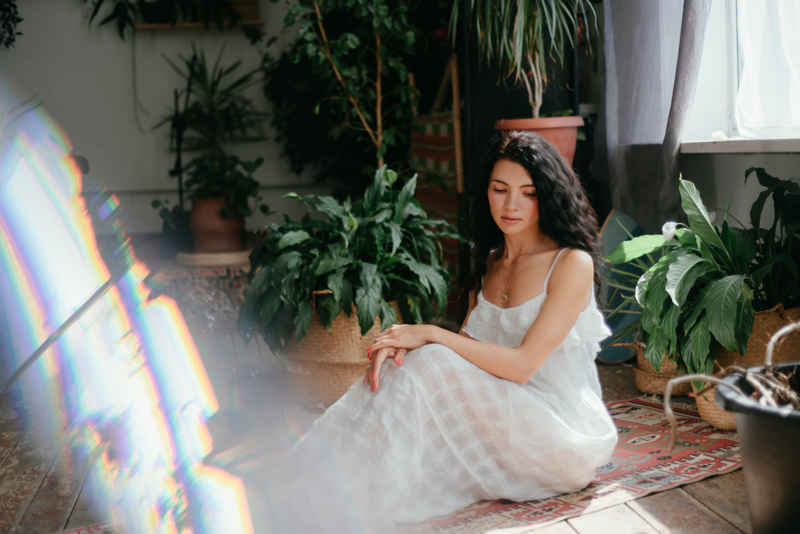 В оранжерее. Семейный и женский фотограф Лоо Краснодар Сочи Энем Татьяна Трибурт