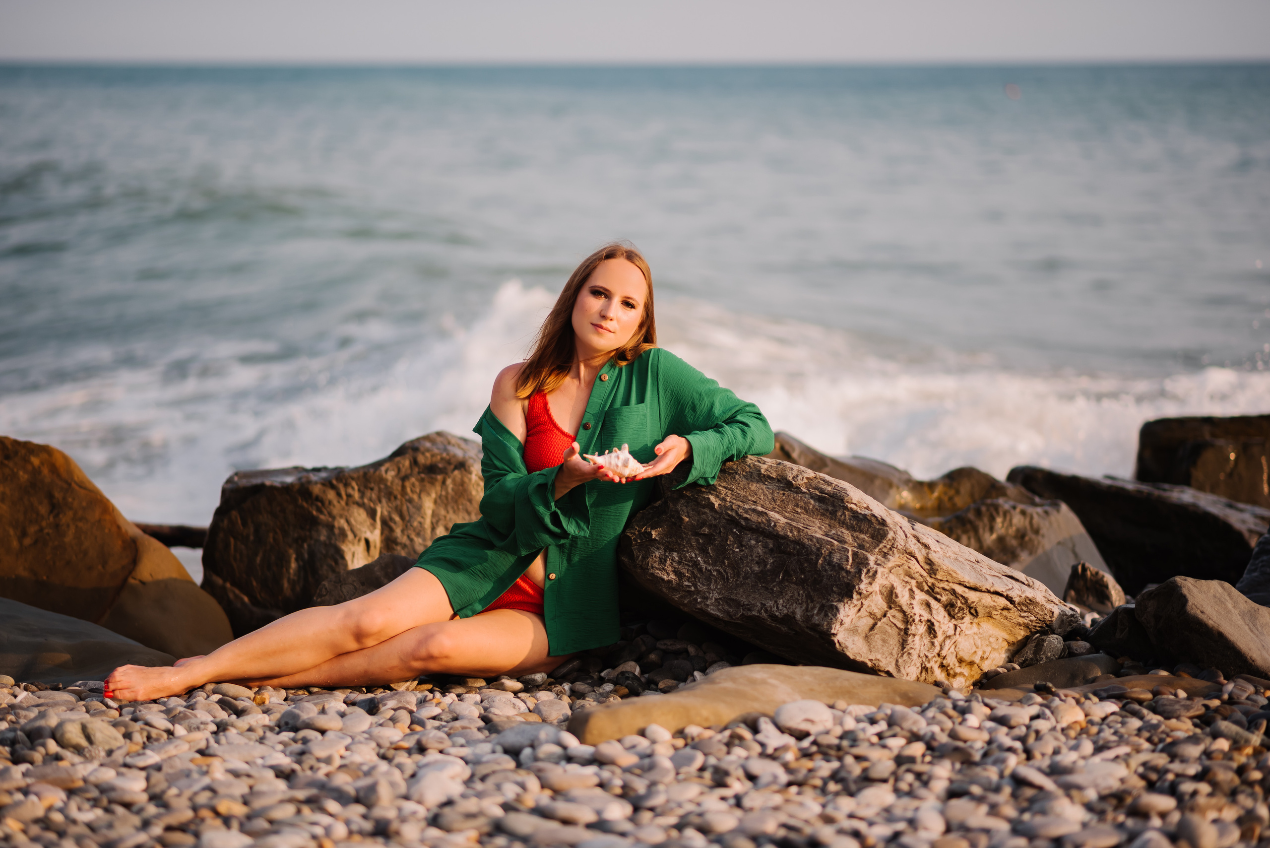 На пляже. Семейный и женский фотограф Лоо Краснодар Сочи Энем Татьяна Трибурт