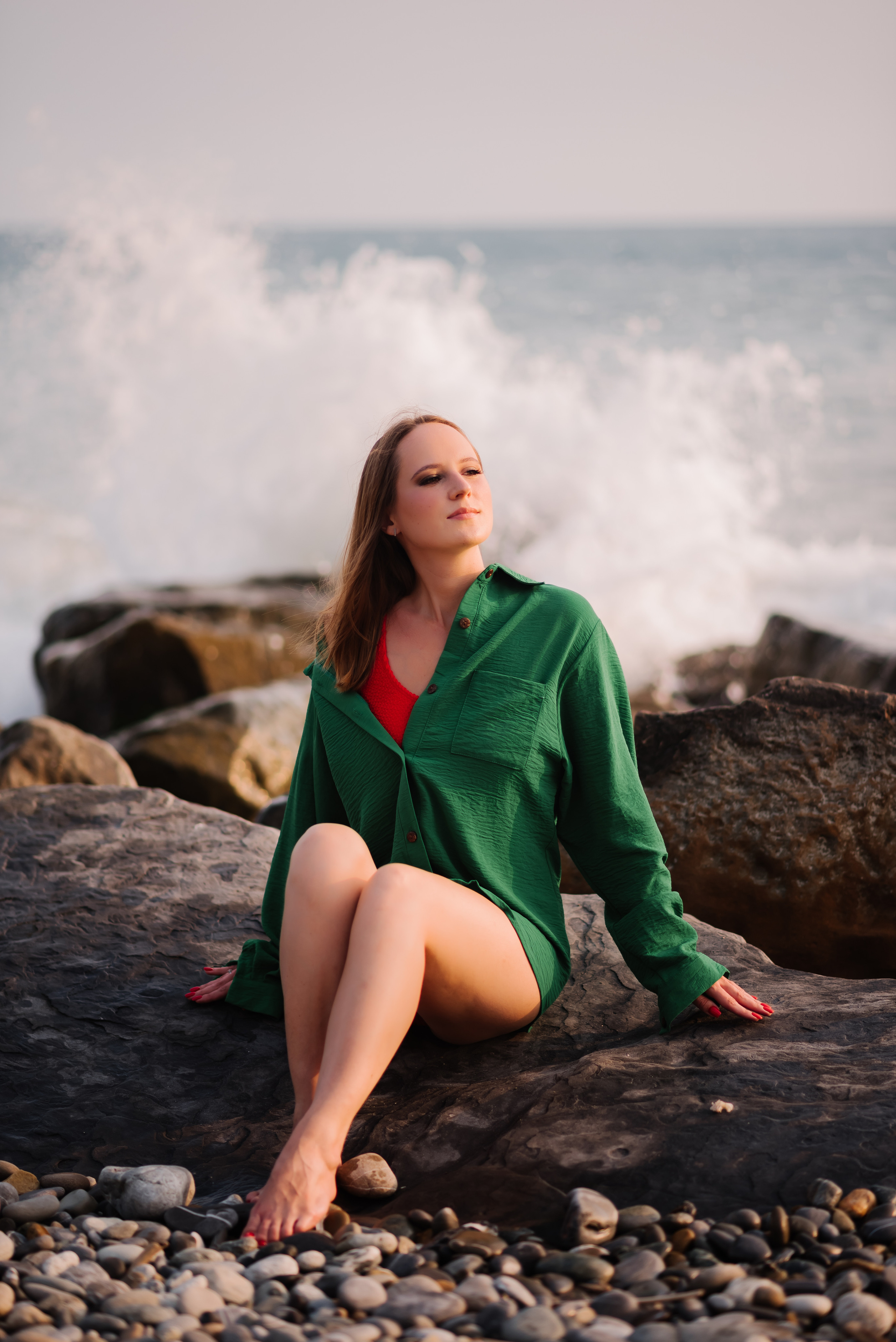 На пляже. Семейный и женский фотограф Лоо Краснодар Сочи Энем Татьяна Трибурт