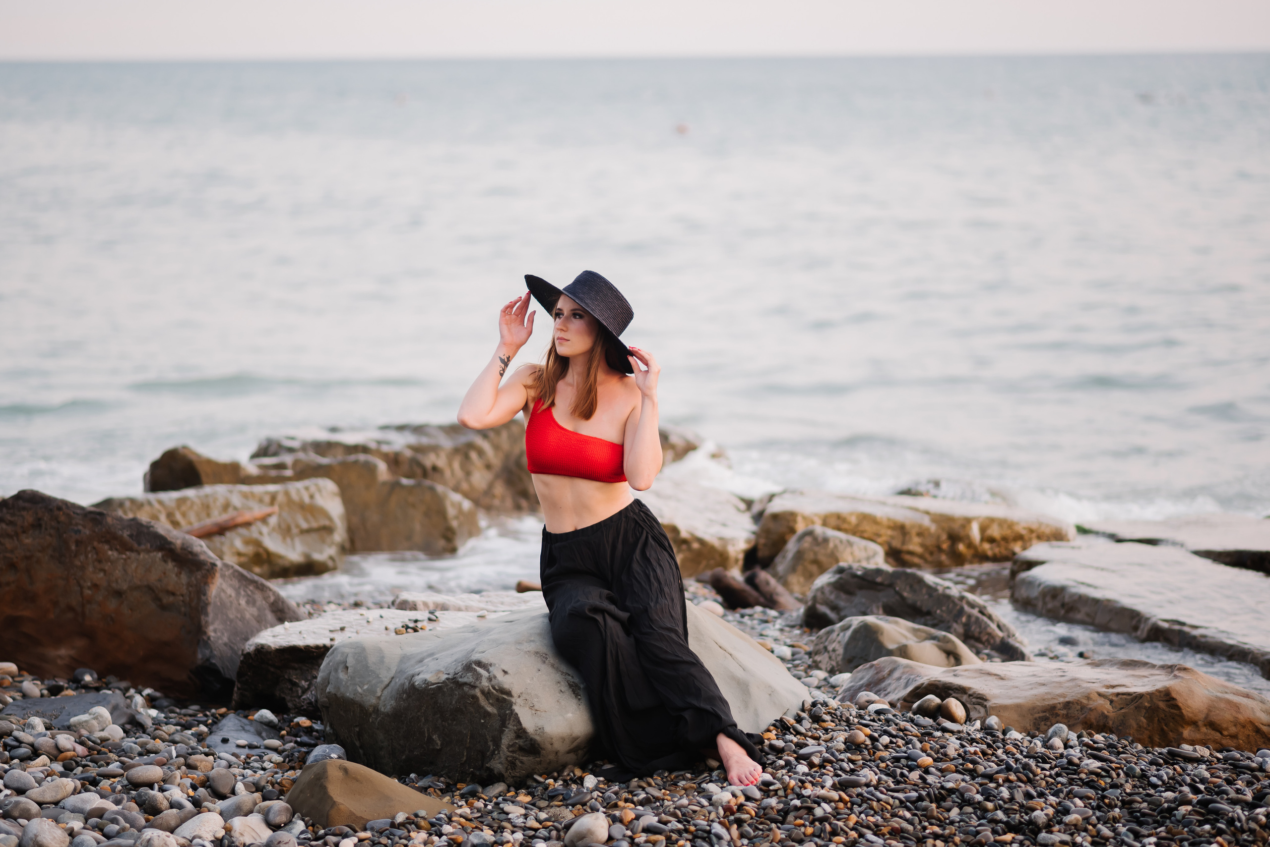 На пляже. Семейный и женский фотограф Лоо Краснодар Сочи Энем Татьяна Трибурт